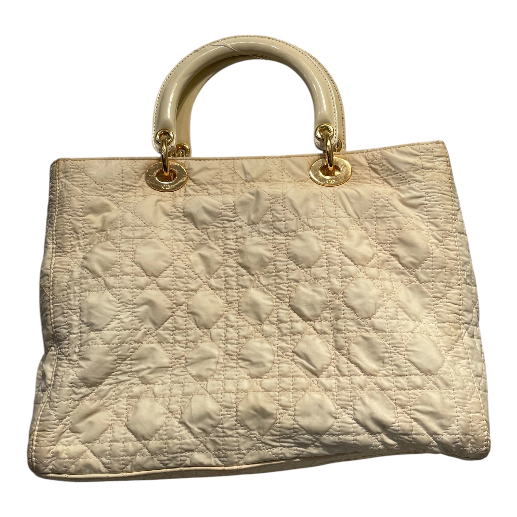 Christian Dior/Tote Bag/Nylon/WHT/Lady Dior view 2