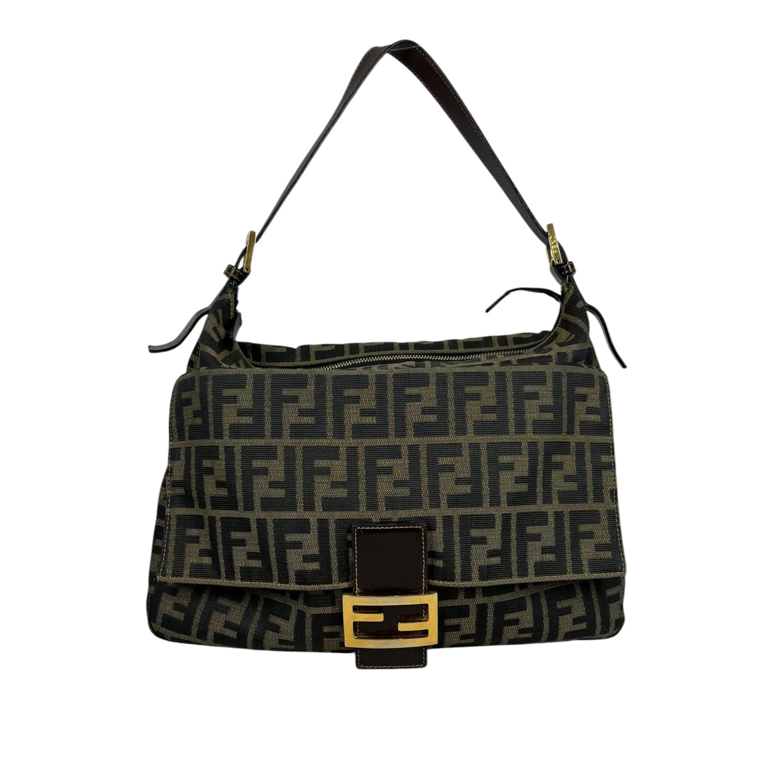 FENDI/Bag/Monogram/Cotton/KHK/ZUCA MAMA BAGUETTE view 1
