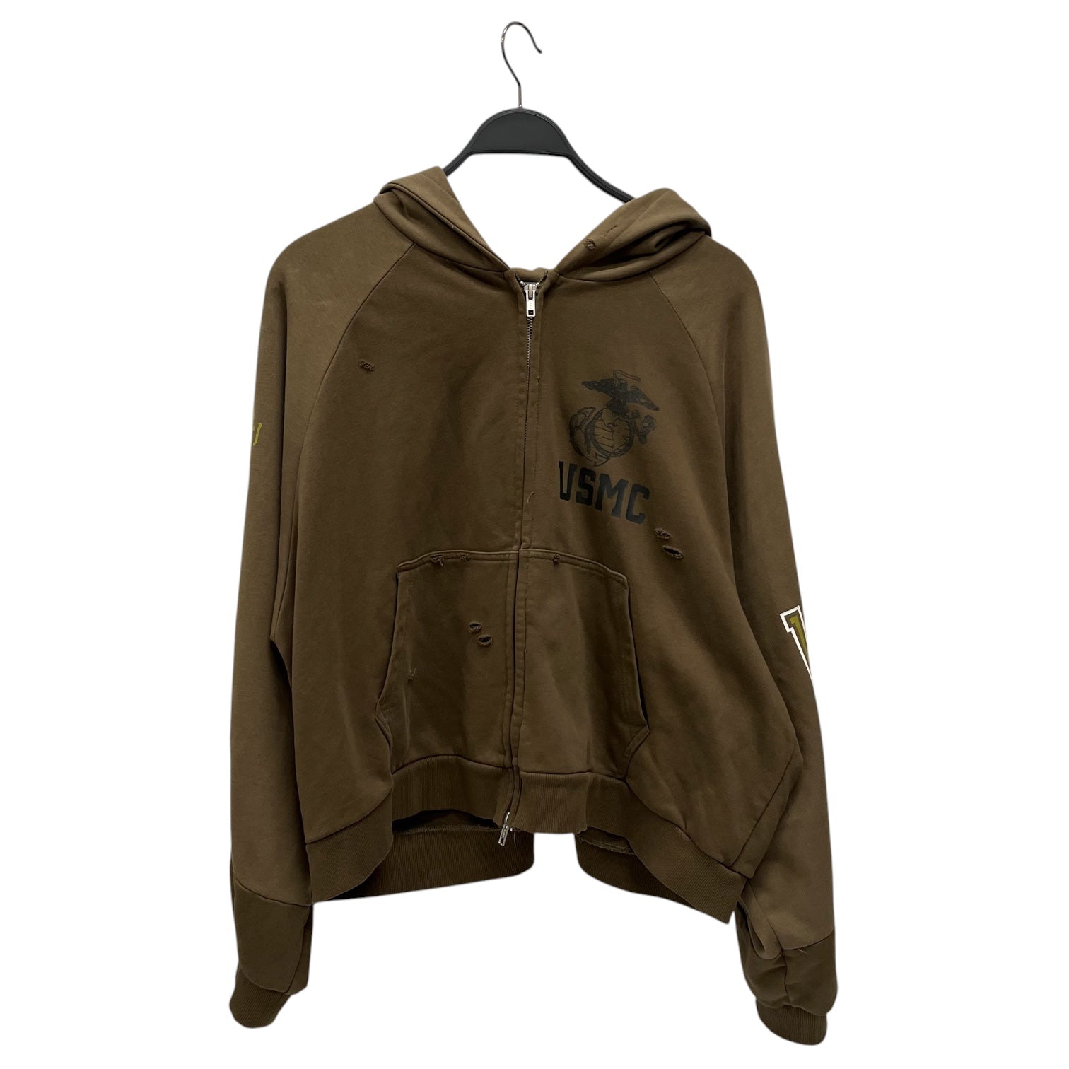 PROJECT G/R/Zip Up Hoodie/3/Cotton/GRN/ view 1