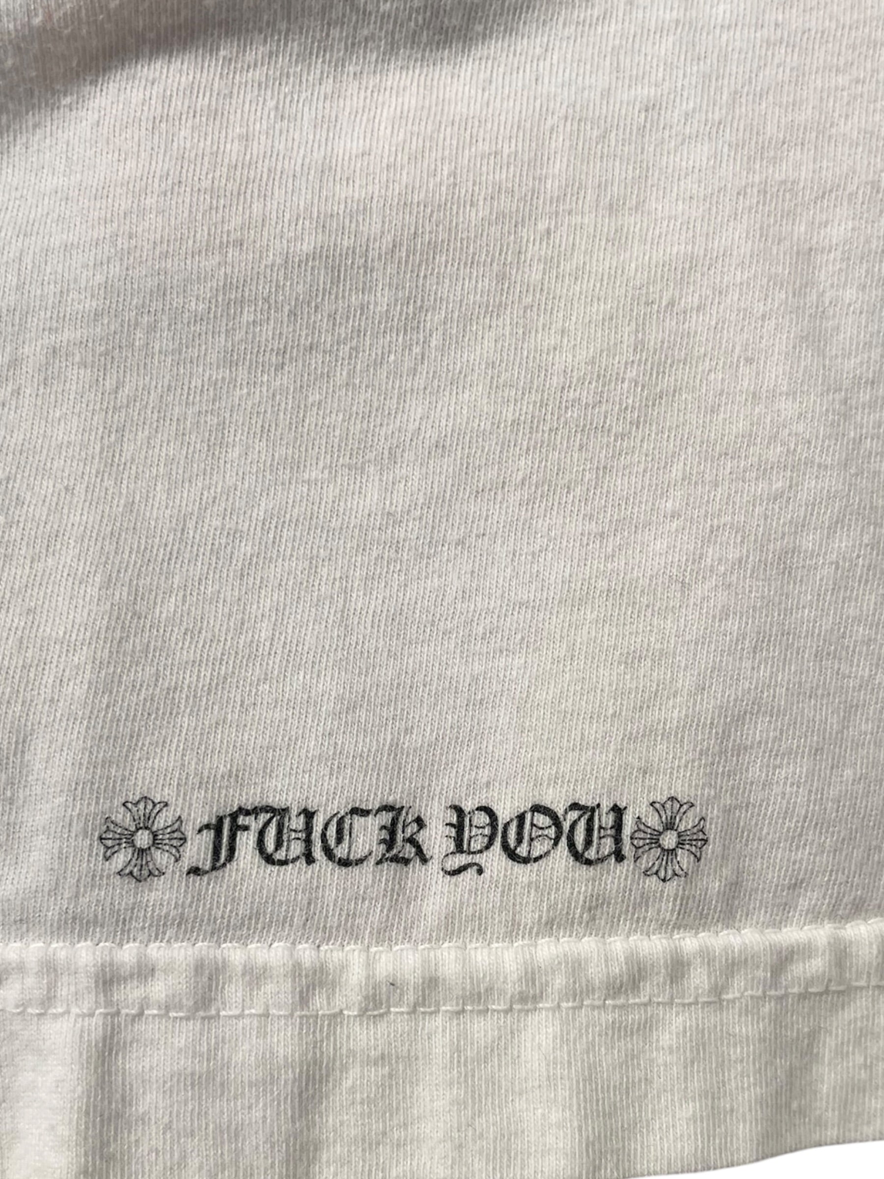CHROME HEARTS/T-Shirt/M/Cotton/WHT/BACK LOGO TEE view 6