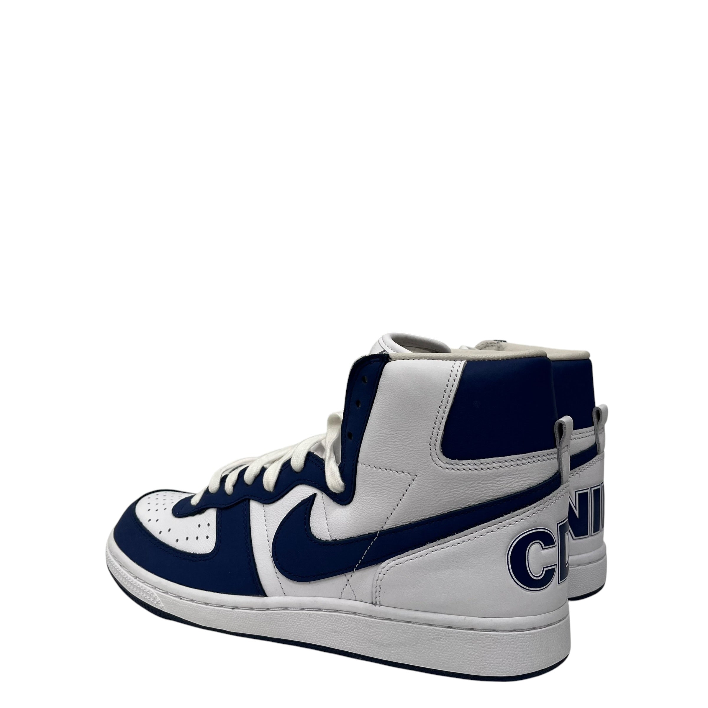 NIKE/COMME des GARCONS HOMME PLUS/Hi-Sneakers/US 9/Leather/WHT/FD4159-100 view 2