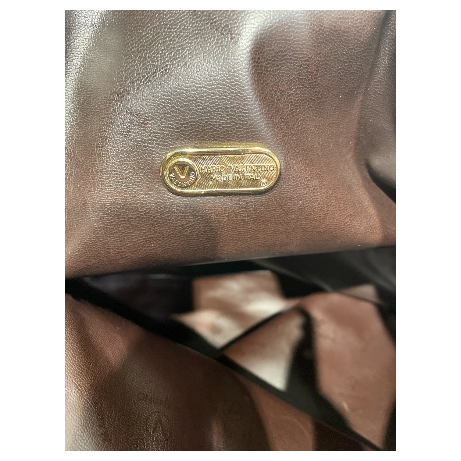 VALENTINO GARAVANI/Tote Bag/Monogram/Leather/BRW/V Monogram view 5