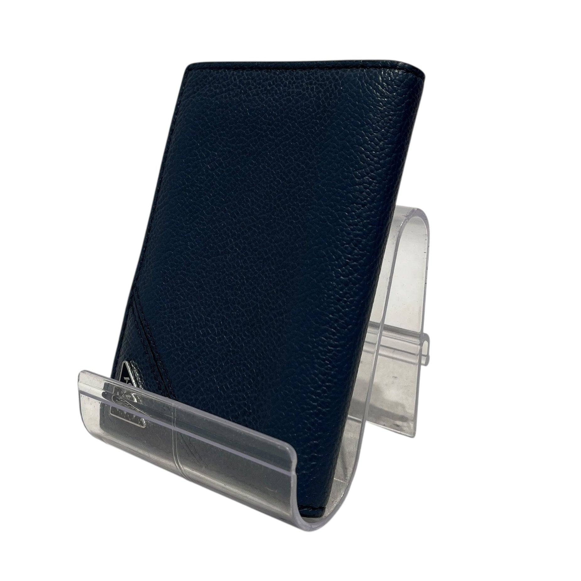 PRADA/Bifold Wallet/Leather/BLU/SAFFIANO SMALL WALLET view 2
