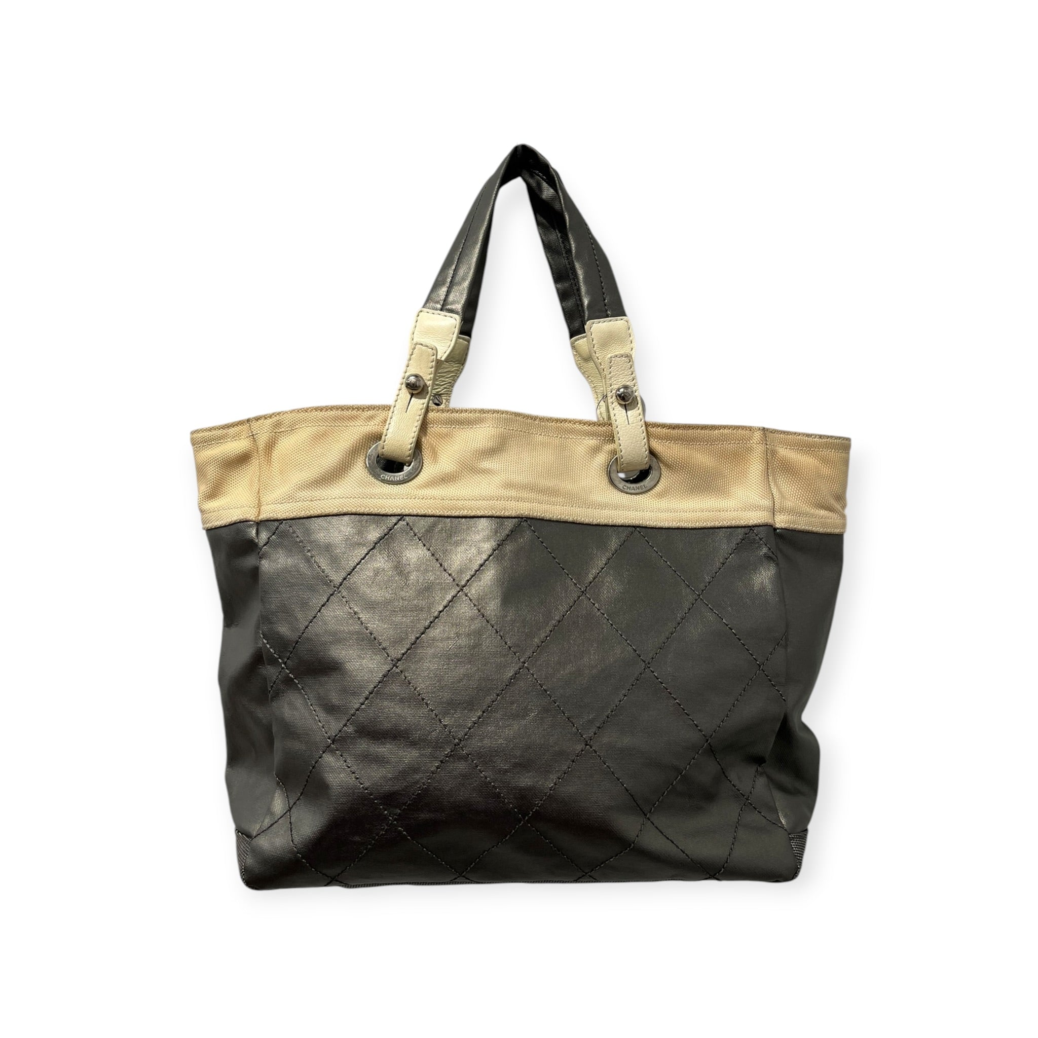 CHANEL/Bag/Cotton/SLV/BIARRITZ TOTE SILVER view 7
