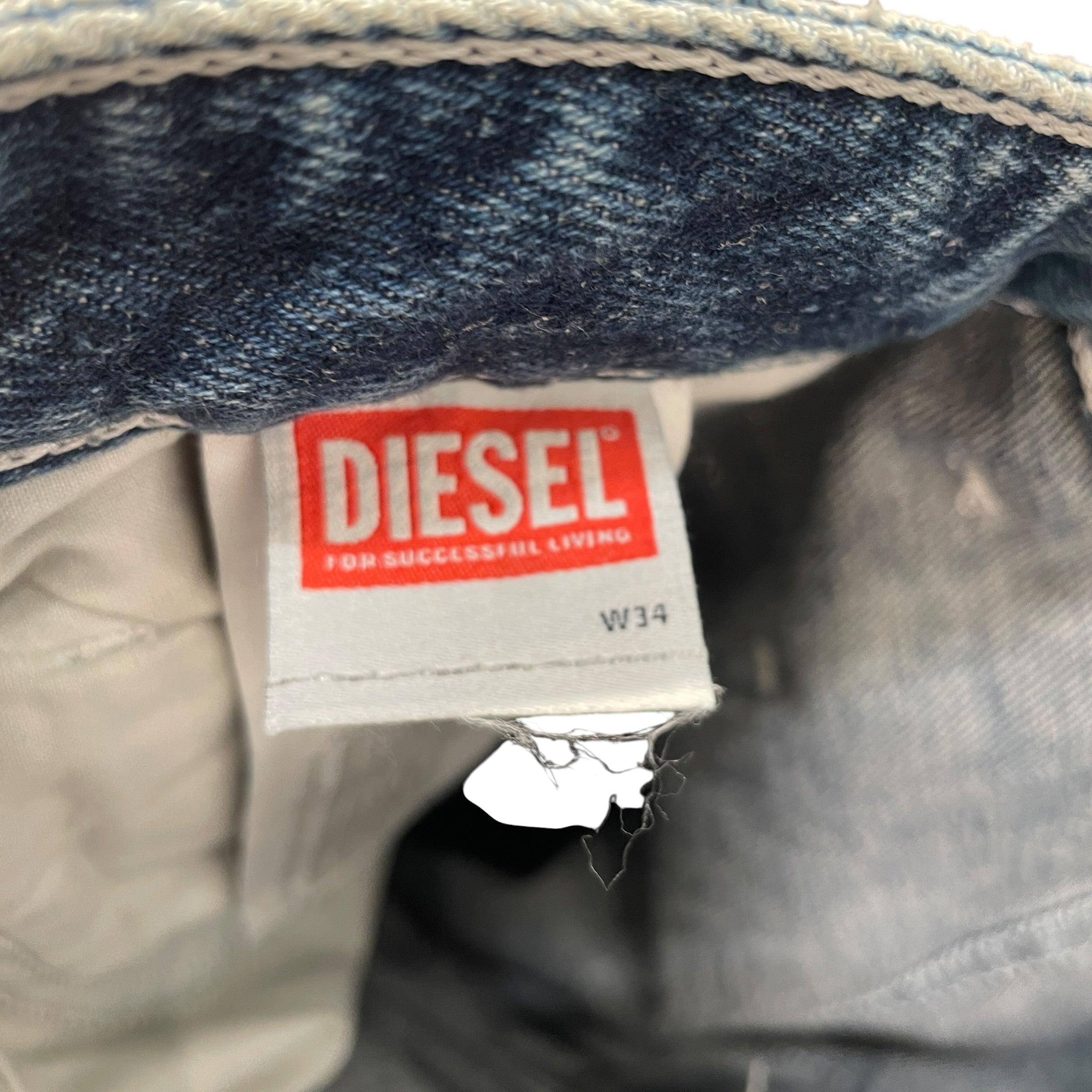DIESEL/Straight Pants/34/Cotton/BLU/DENIM CARPENTER PANTS view 4