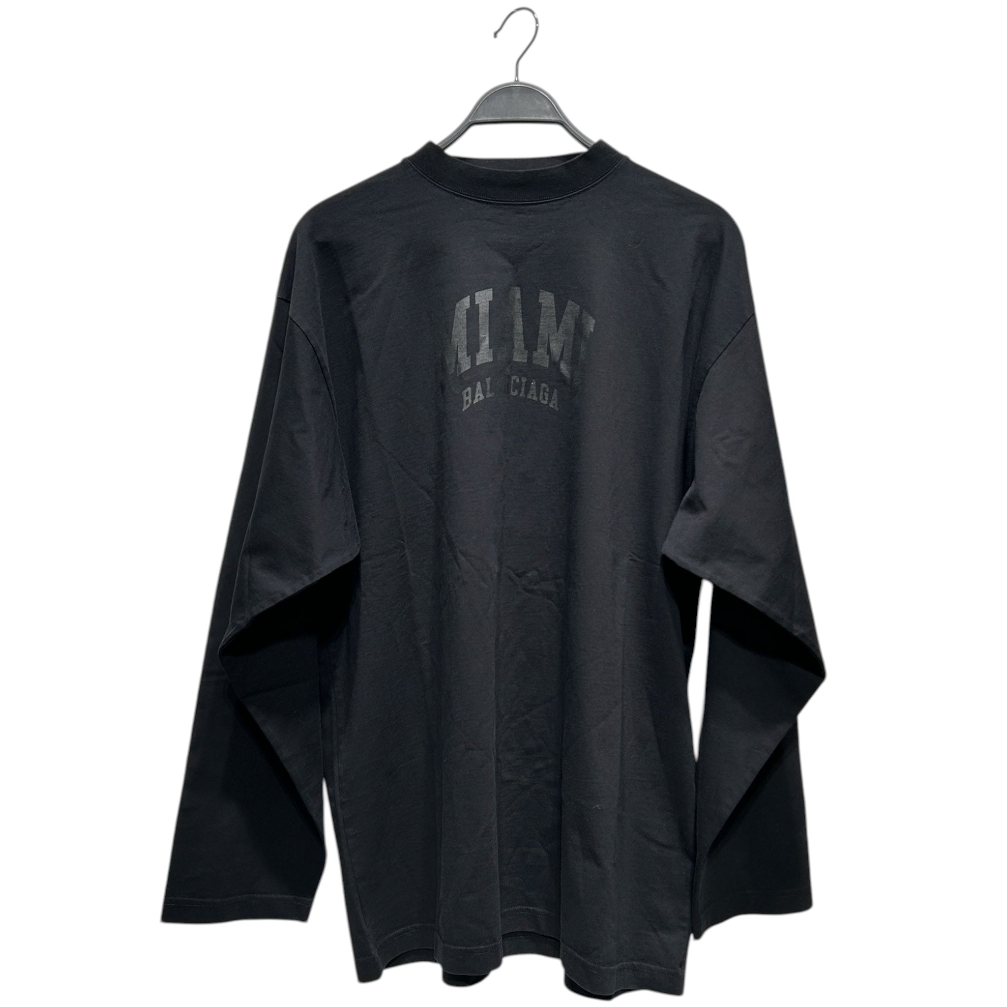 BALENCIAGA/LS T-Shirt/1/Cotton/BLK/MIAMI view 1