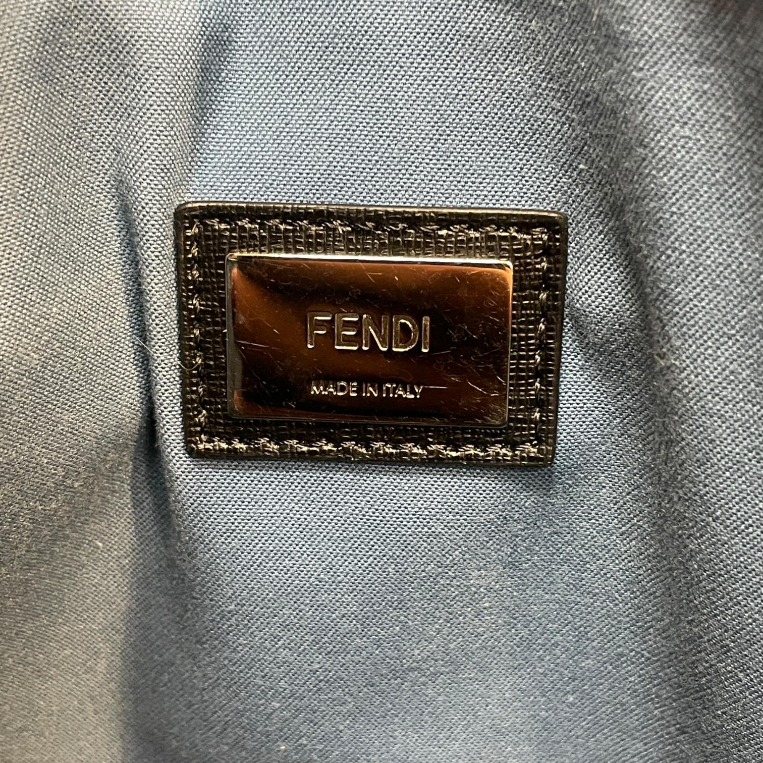 FENDI/Tote Bag/Leather/BLK/monster roll tote view 6