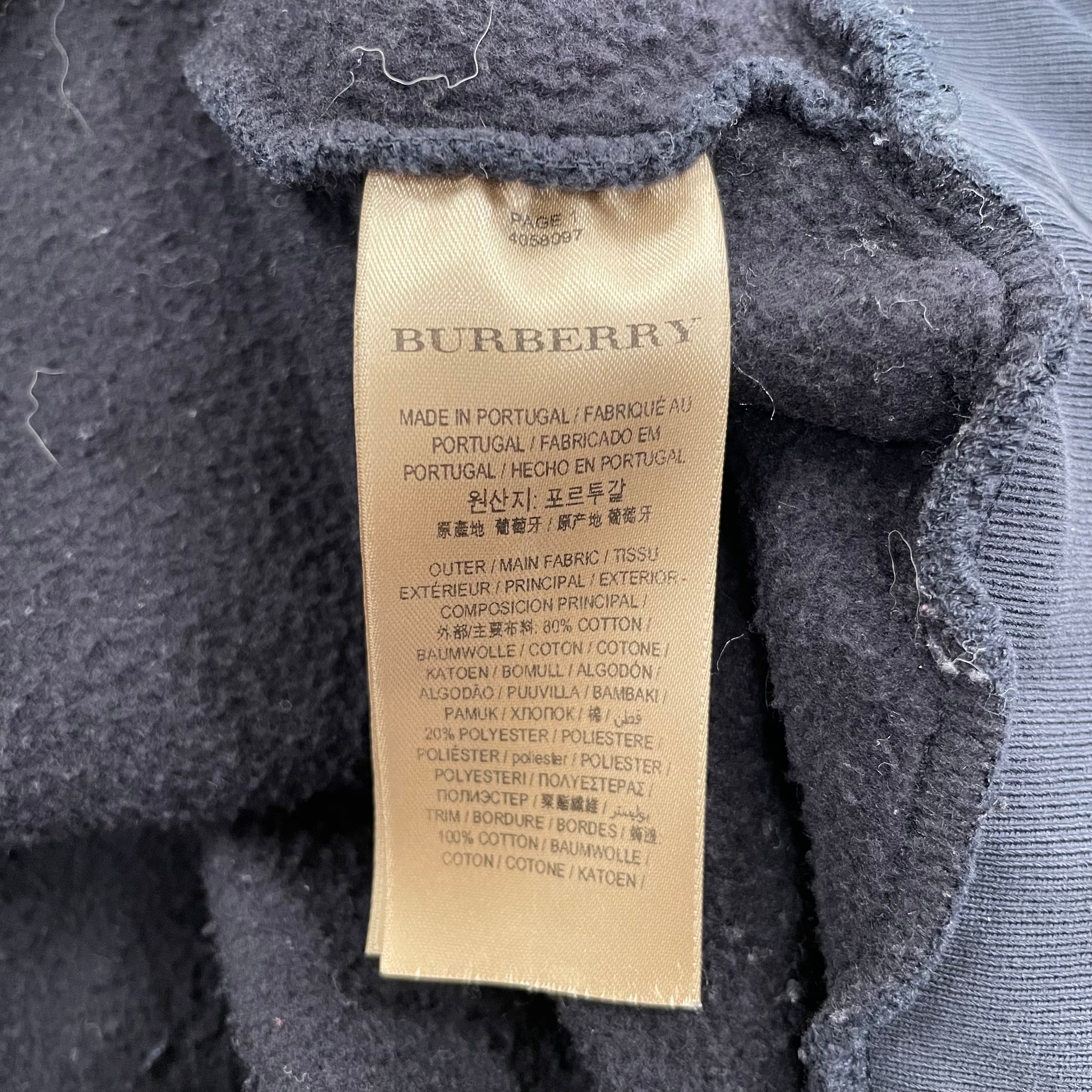 BURBERRY LONDON/Hoodie/XXXL/Cotton/NVY/REDSTITCH view 4