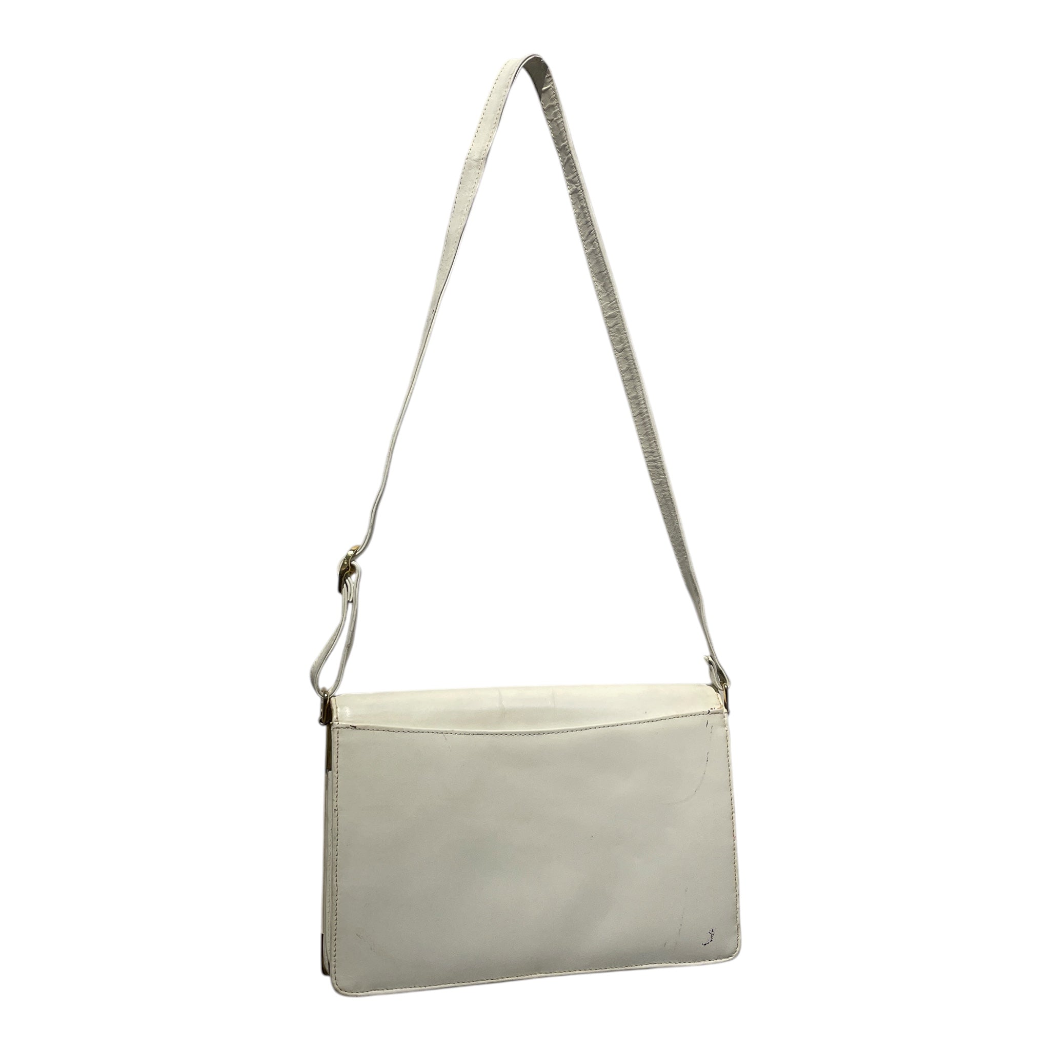 Christian Dior/Cross Body Bag/Leather/WHT/1970 Vintage Calf Skin view 2