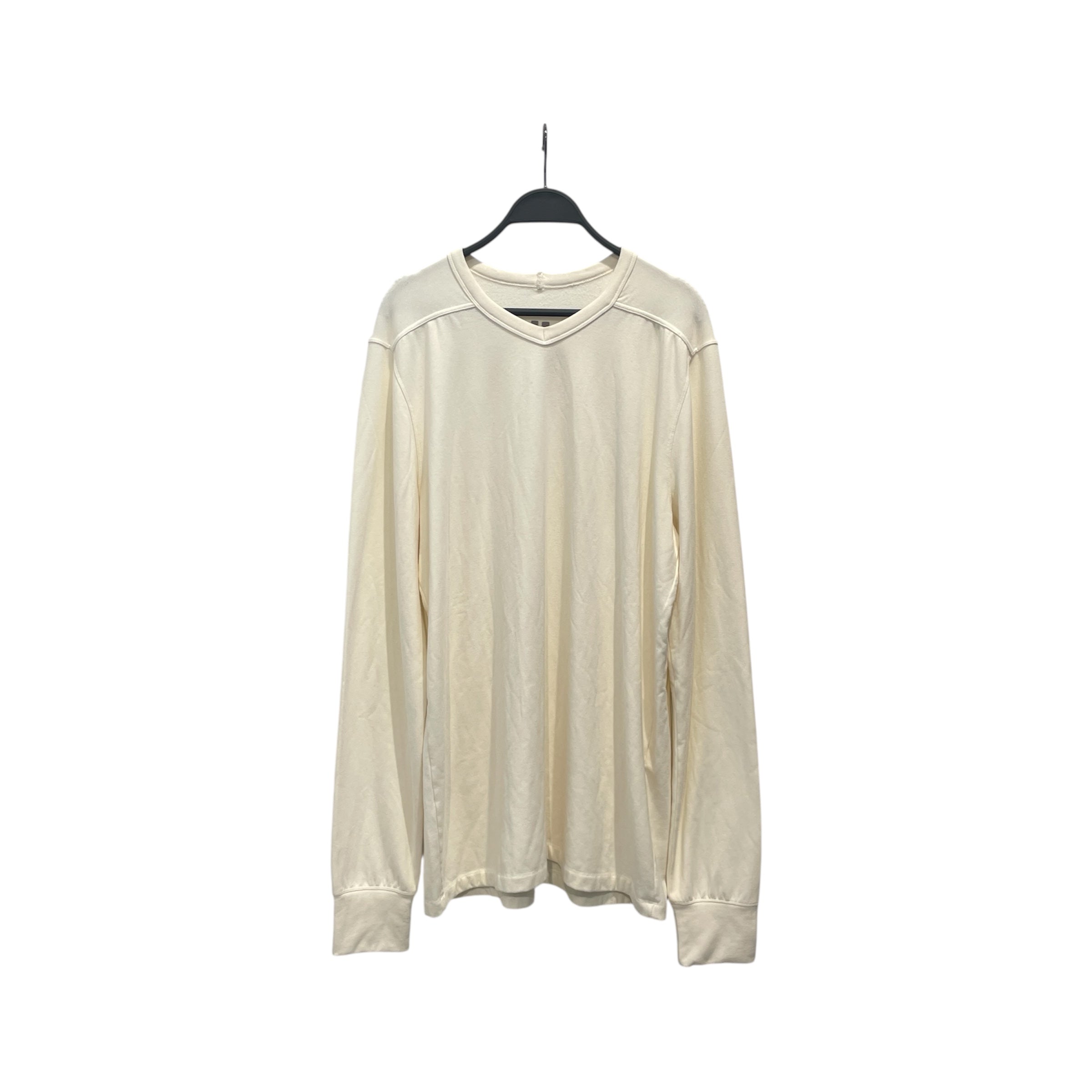 Rick Owens/LS T-Shirt/XXL/Cotton/WHT/FW25 Concordians Thermal Top view 1