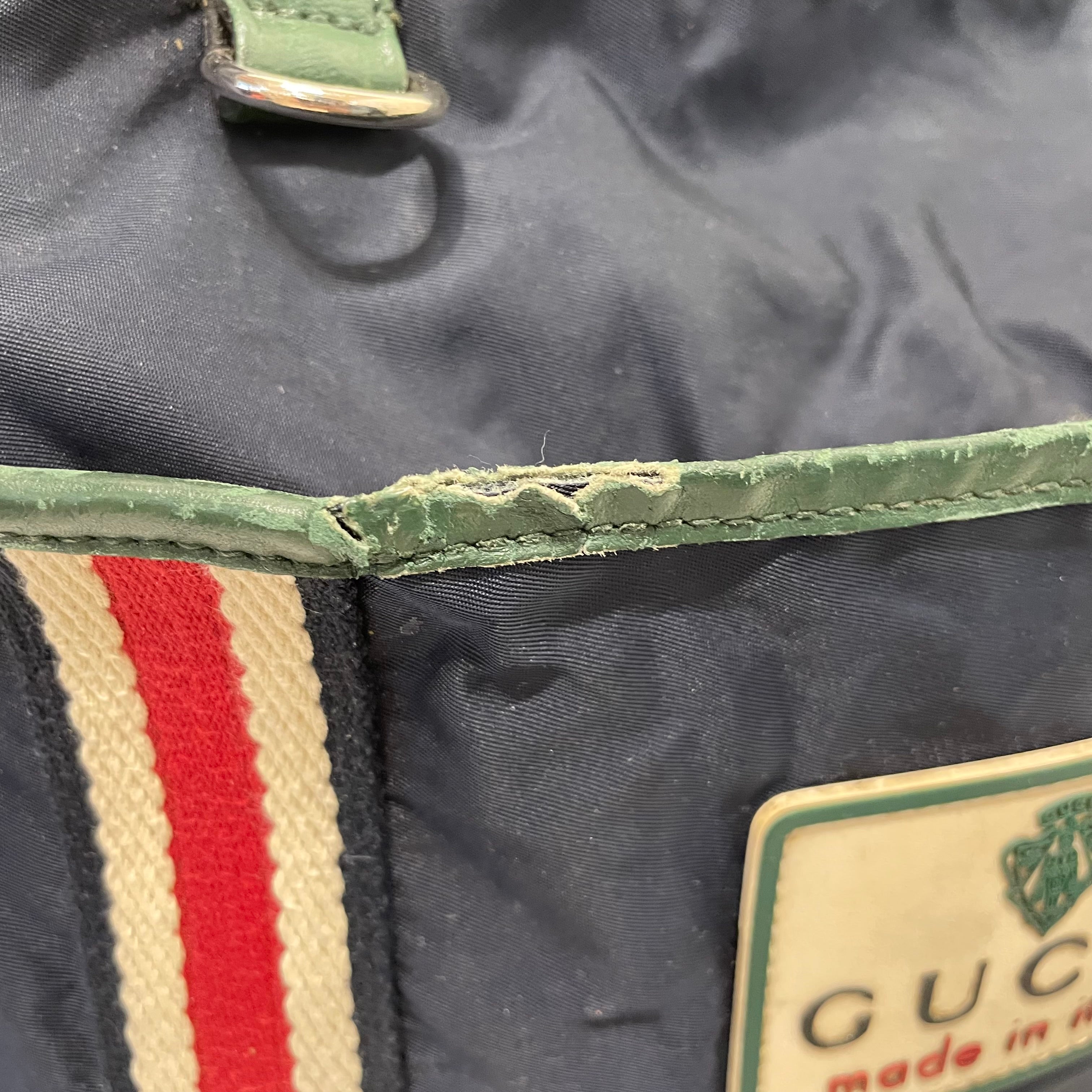 GUCCI/Bag/Rayon/NVY/VINTAGE TOTE view 6