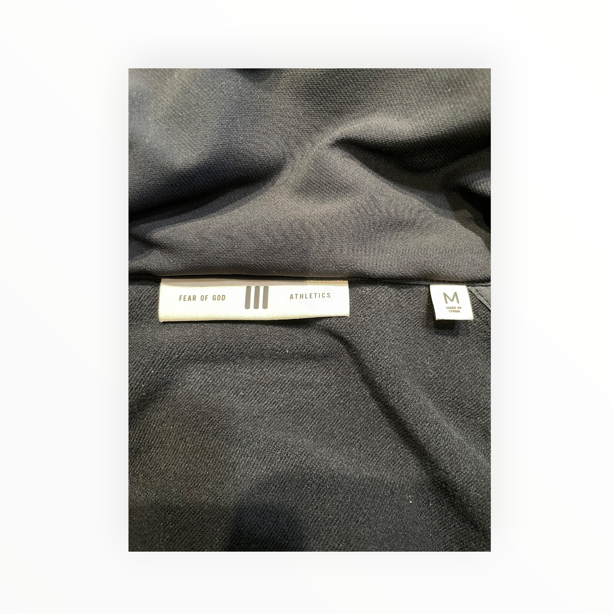 FEAR OF GOD/adidas/Trench Coat/M/Acrylic/BLK/ATHLETICS WIND BREAKER JACKET view 3
