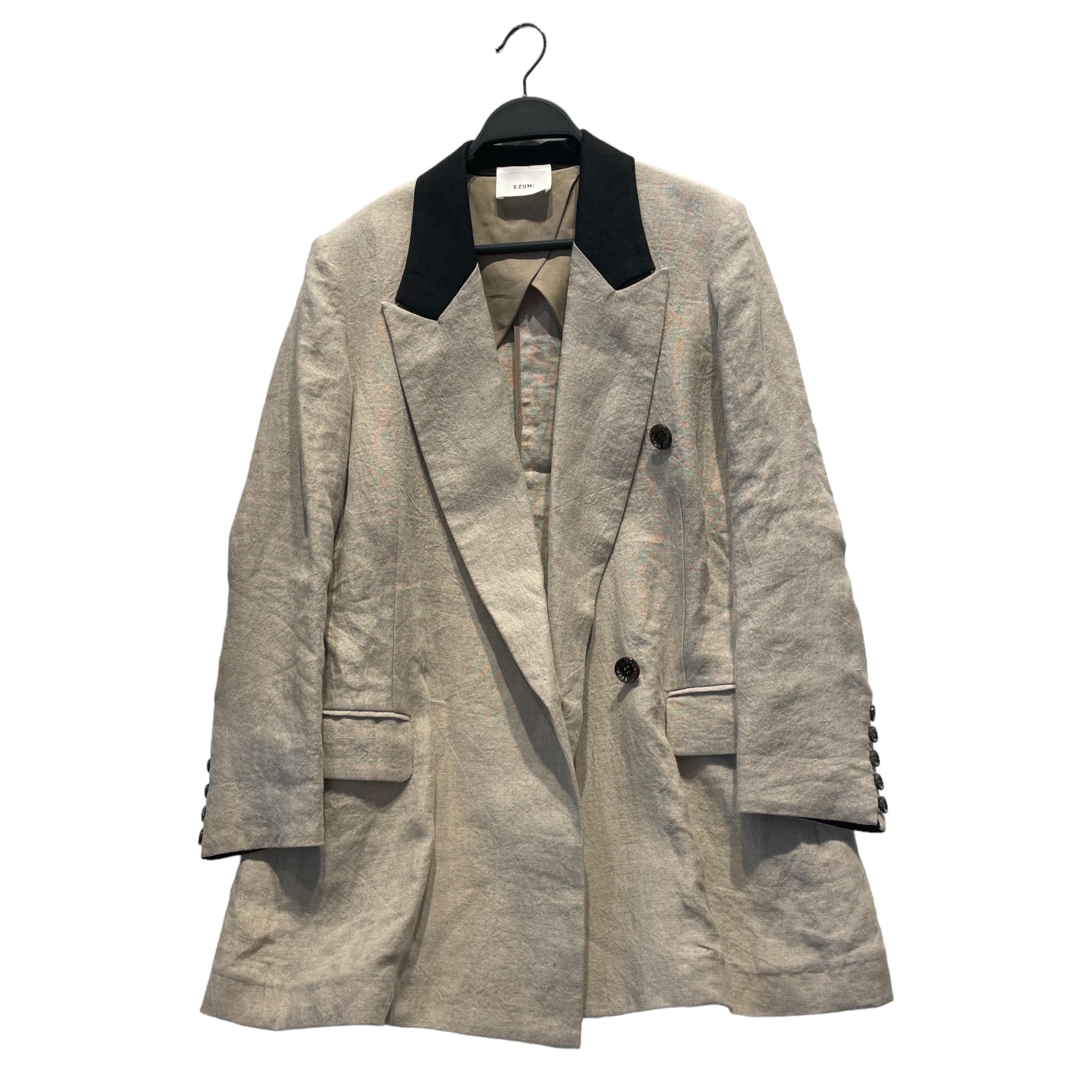 Yasutoshi Ezumi/Coat/S/GRY/Linen/yess20jk01 view 1