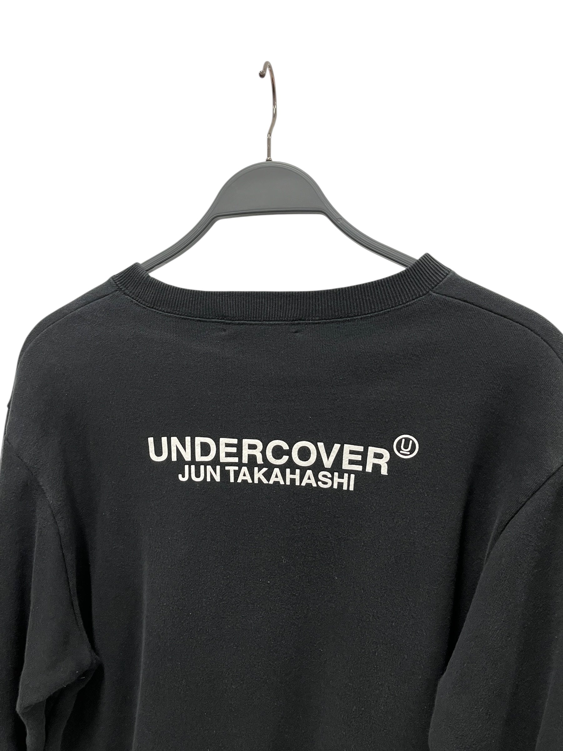 UNDERCOVER/Sweatshirt/L/Graphic/Cotton/BLK/Pullover/FALLEN MAN AW21 CREWNECK view 4