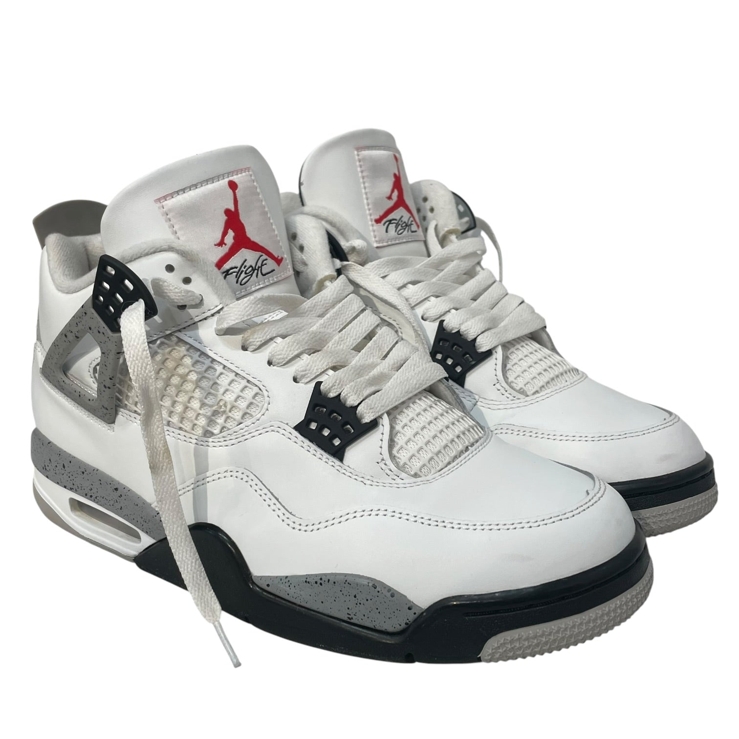 NIKE/AIR JORDAN 4/Hi-Sneakers/US 10.5/Leather/WHT/FV5029-100 view 1