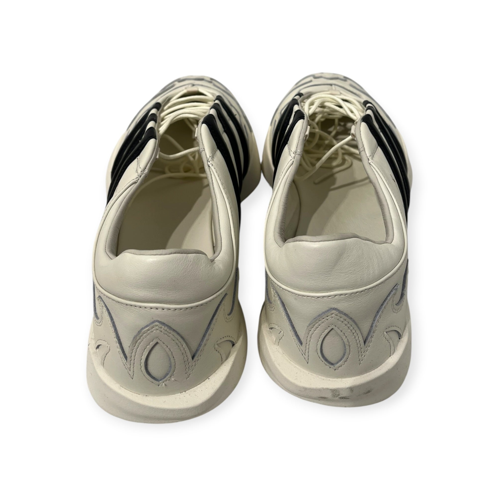 Y-3/Low-Sneakers/US 9.5/Leather/WHT/KJ9083 REGU MARY JANE view 4
