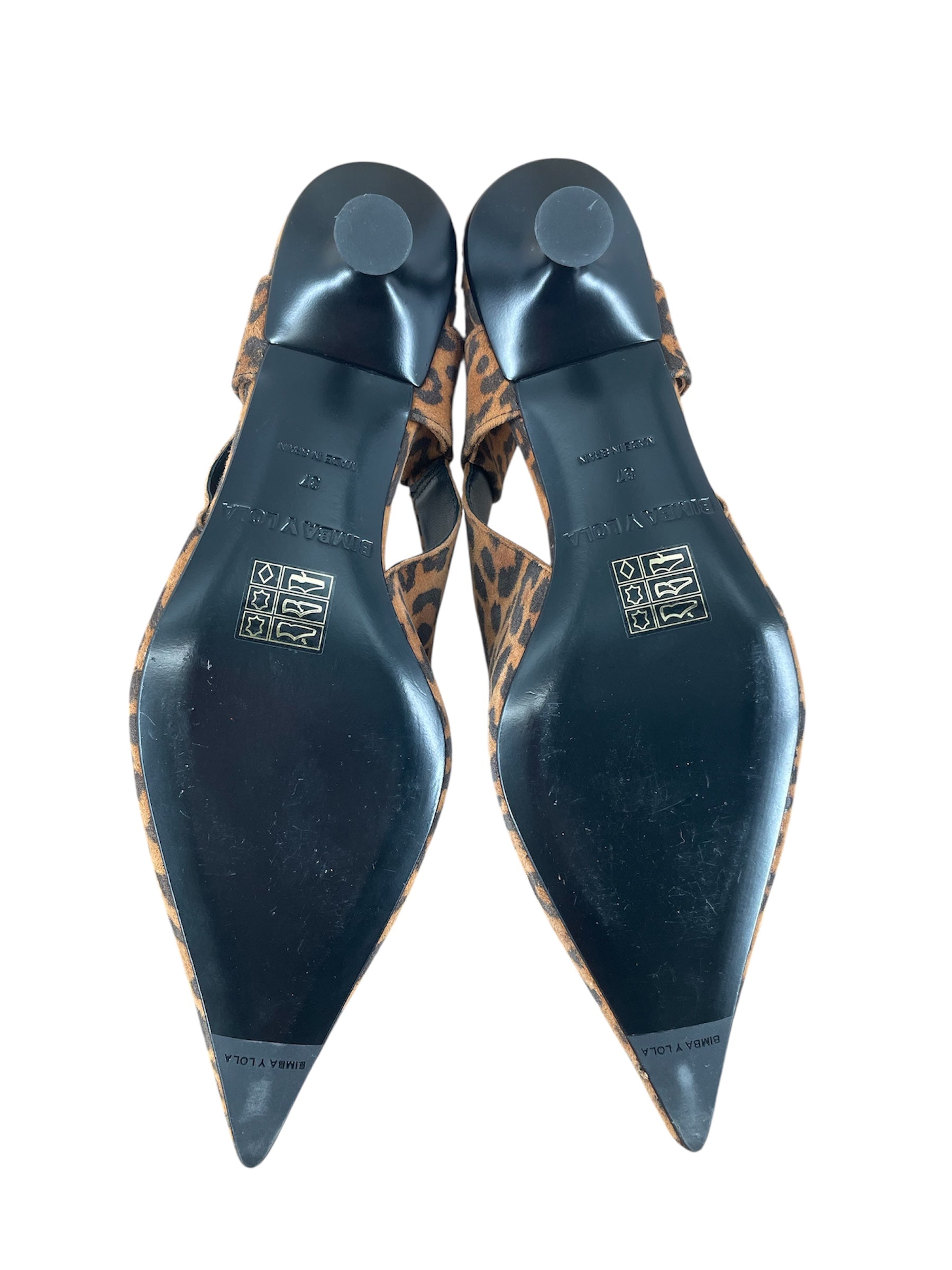BIMBA Y LOLA/Heels/EU 37/Leopard/BRW/KITTEN HEEL POINTED TOE view 4