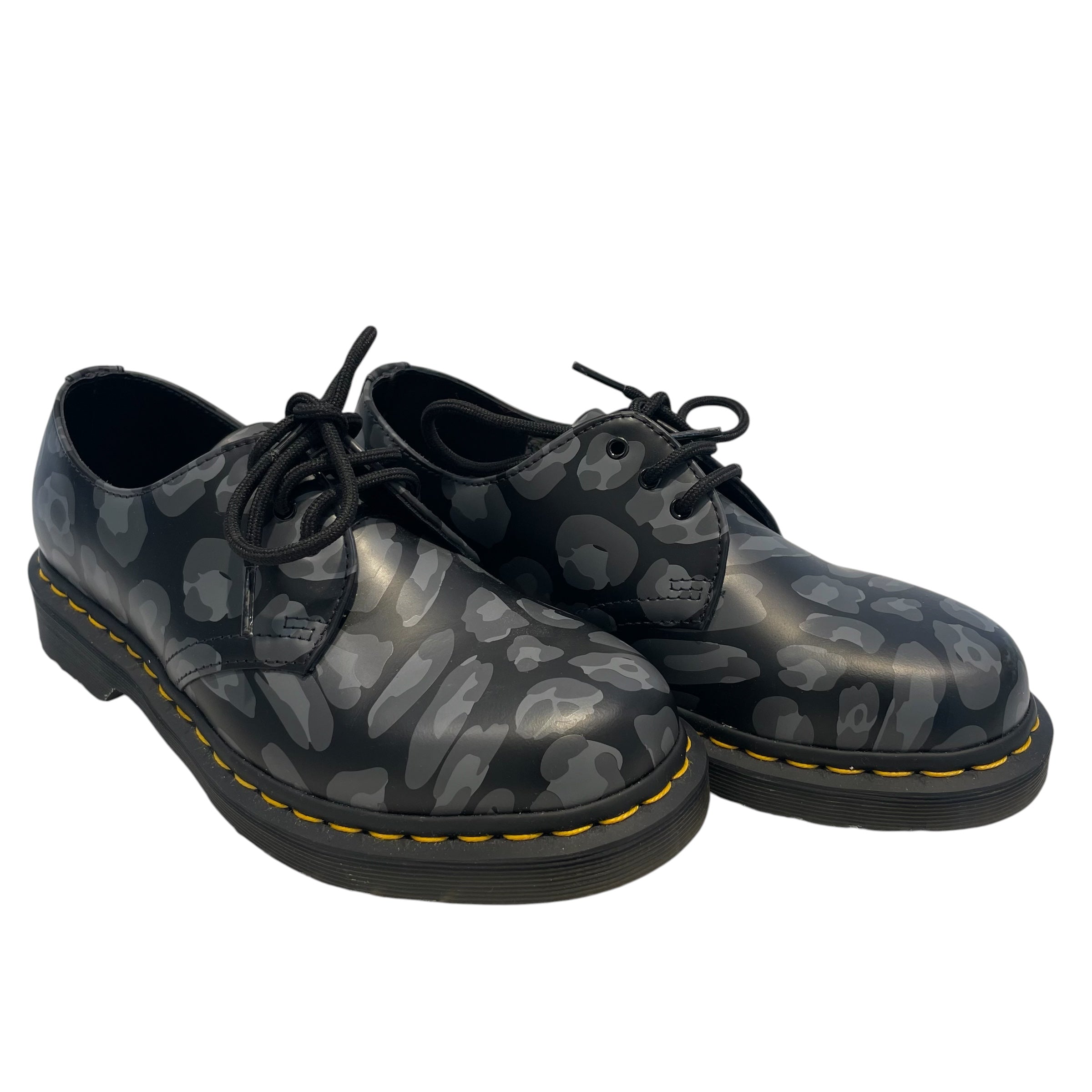 Dr.Martens/Deck Shoes/US 6/MLT/skulls/yel stich/blk laces view 1