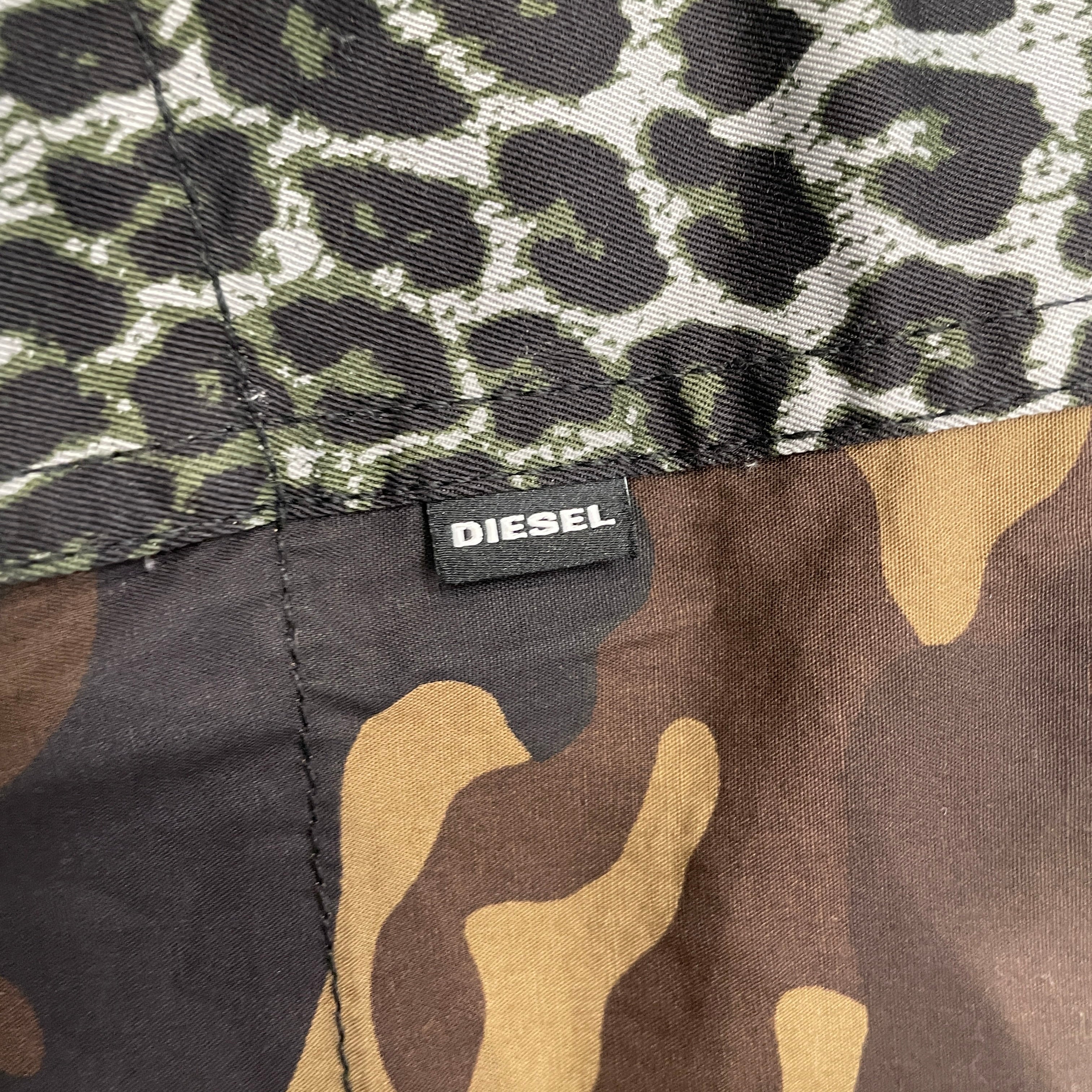DIESEL/LS Shirt/L/Cotton/GRY/Animal Pattern/LEOPARD/VELCRO view 5