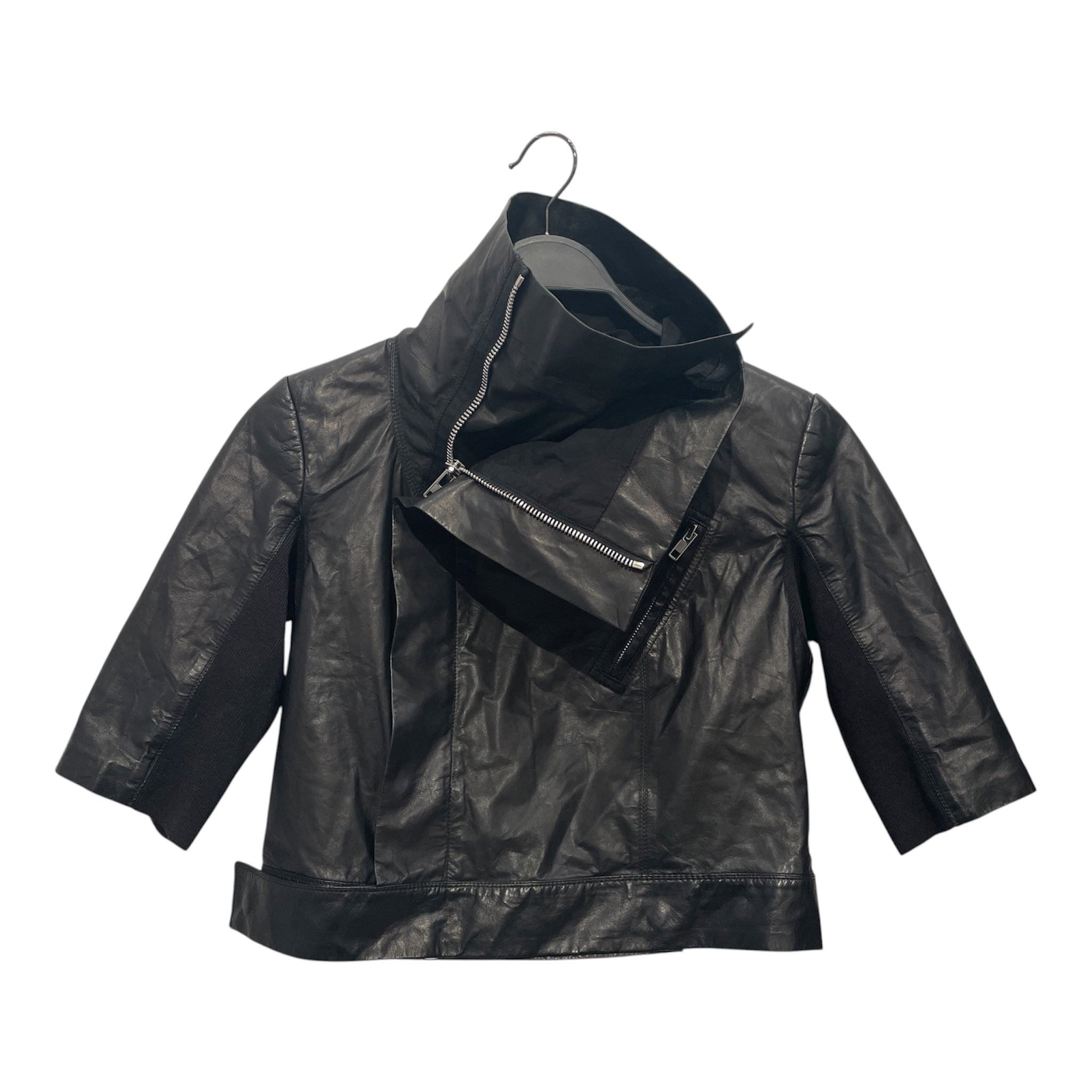 Rick Owens/Leather Jkt/10/Leather/BLK/naska faun ss15 view 1