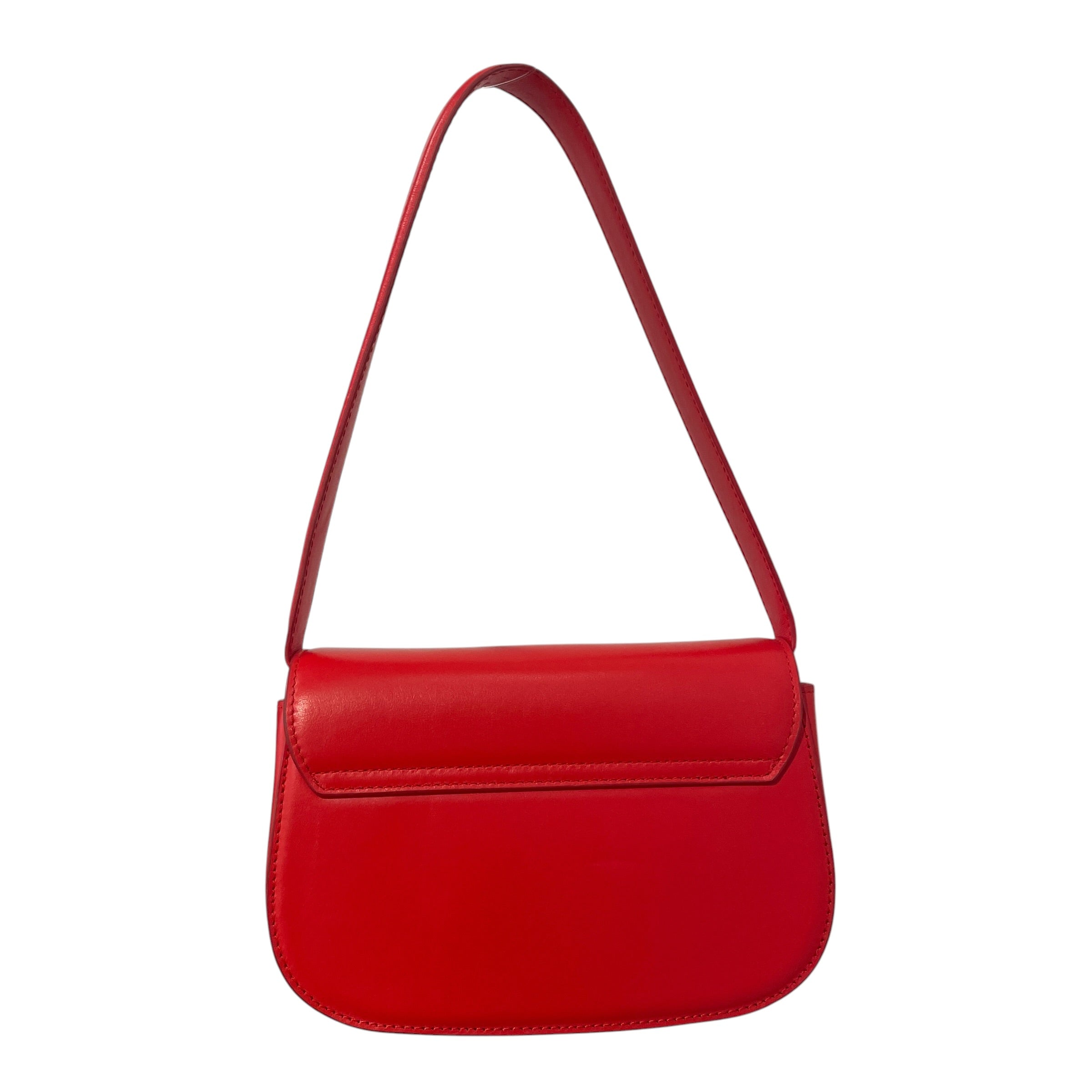 DIESEL/Bag/Leather/RED/D LOGO SHOULDER BAG view 2