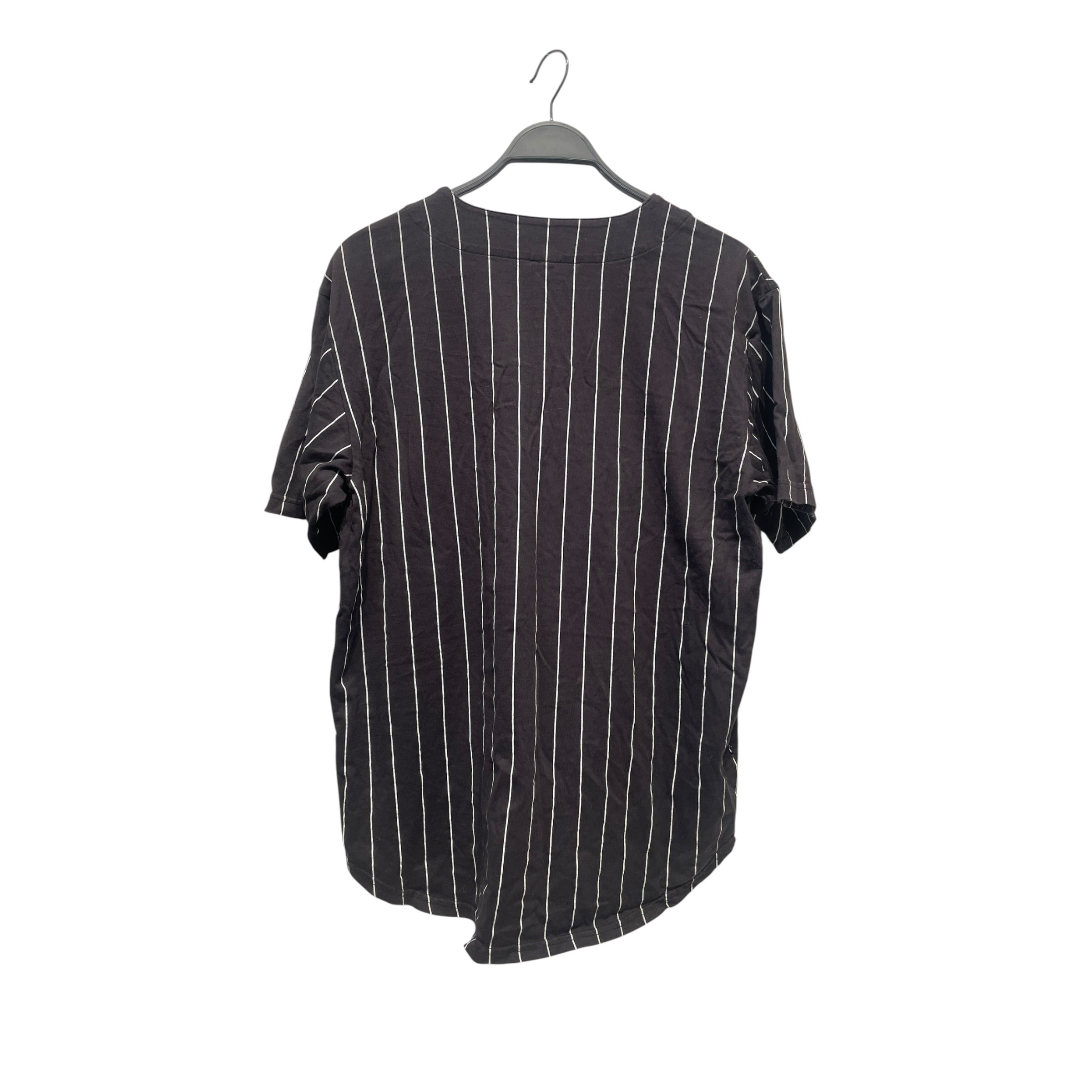 Supreme/SS Shirt/M/Cotton/GRY/Stripe/Love Hate Baseball Jersey view 2