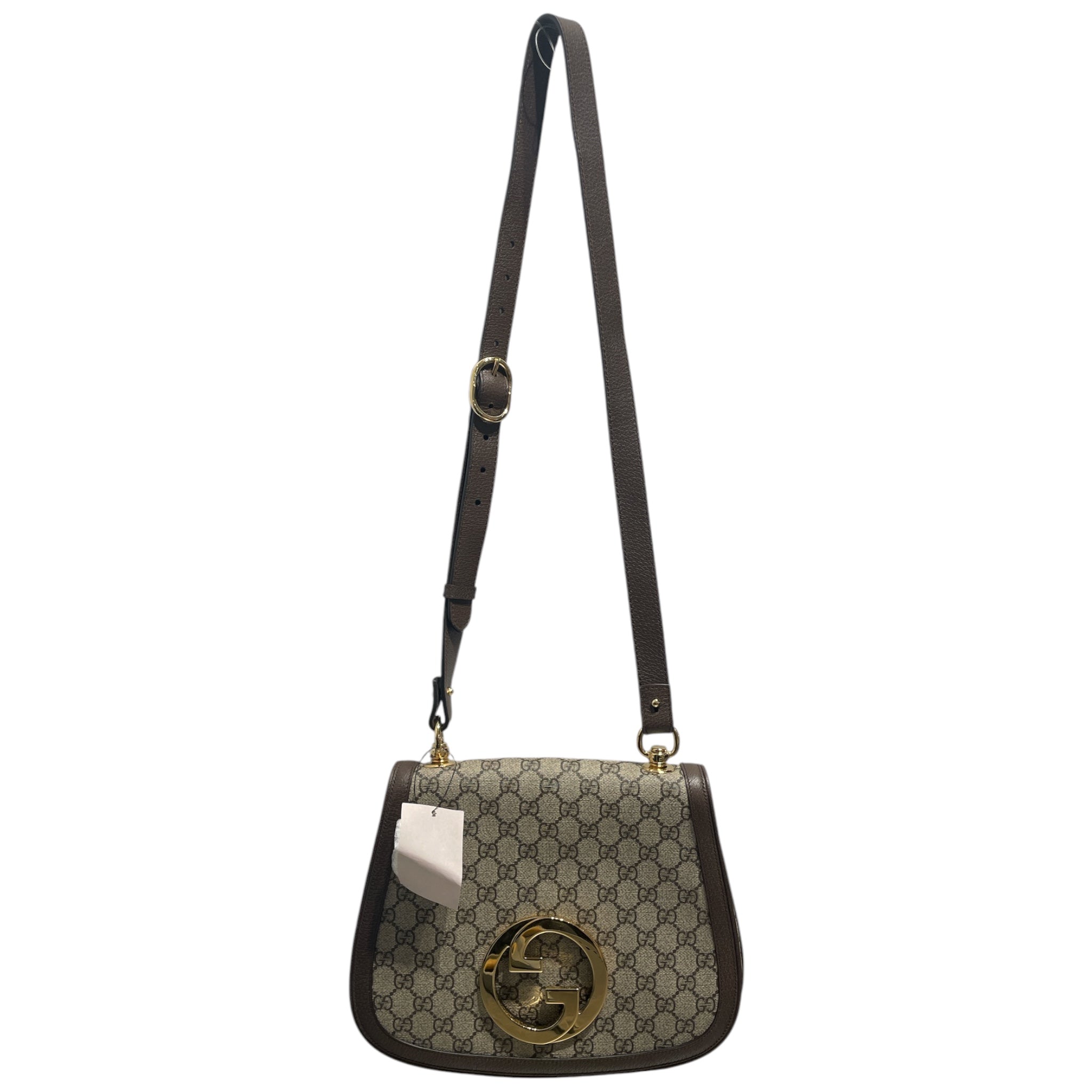 GUCCI/Cross Body Bag/Monogram/KHK/Supreme GG Blondie Flap Bag view 1