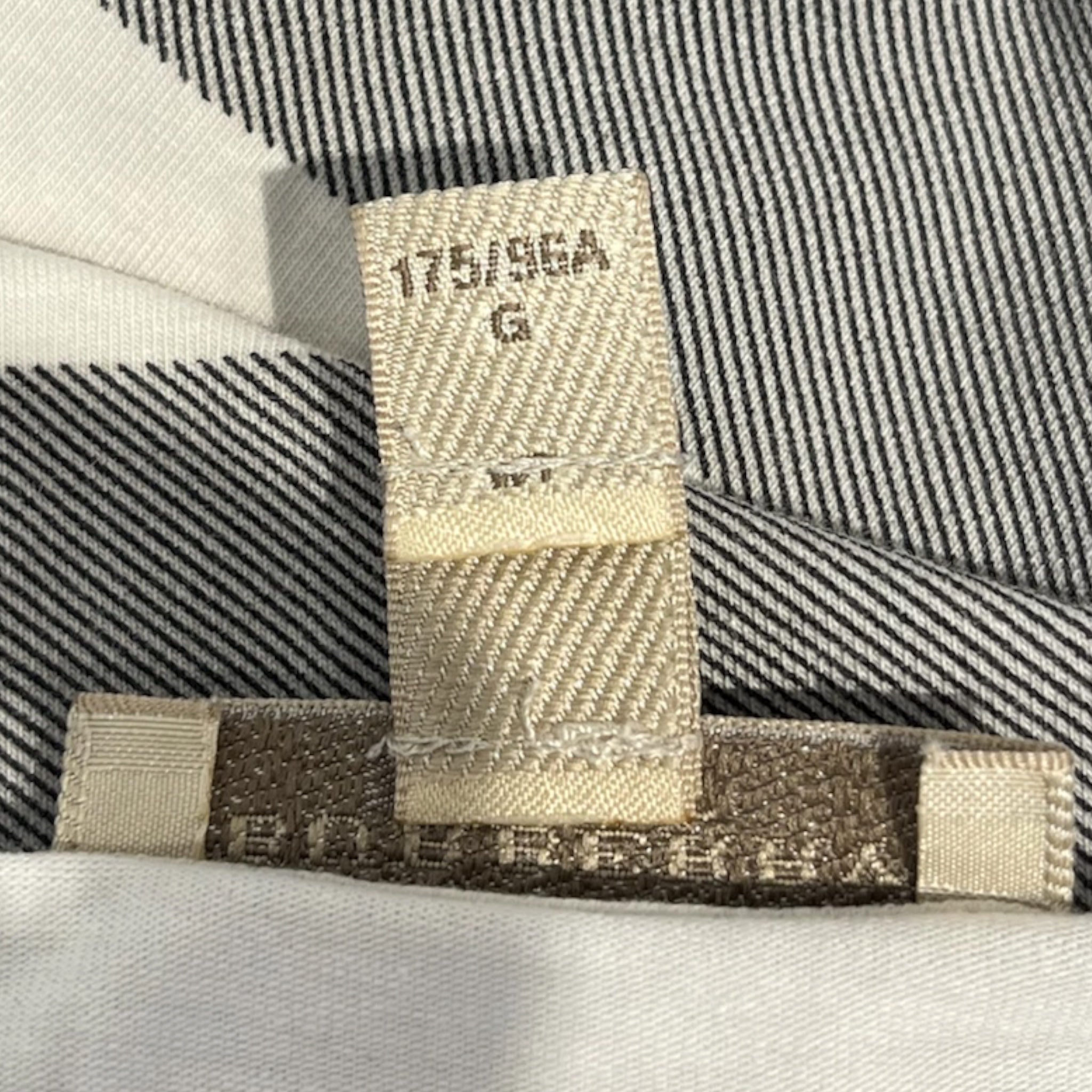 BURBERRY BRIT/T-Shirt/L/Plaid/Cotton/WHT/WHITE T-SHIRT RED GRAY PLAID view 4