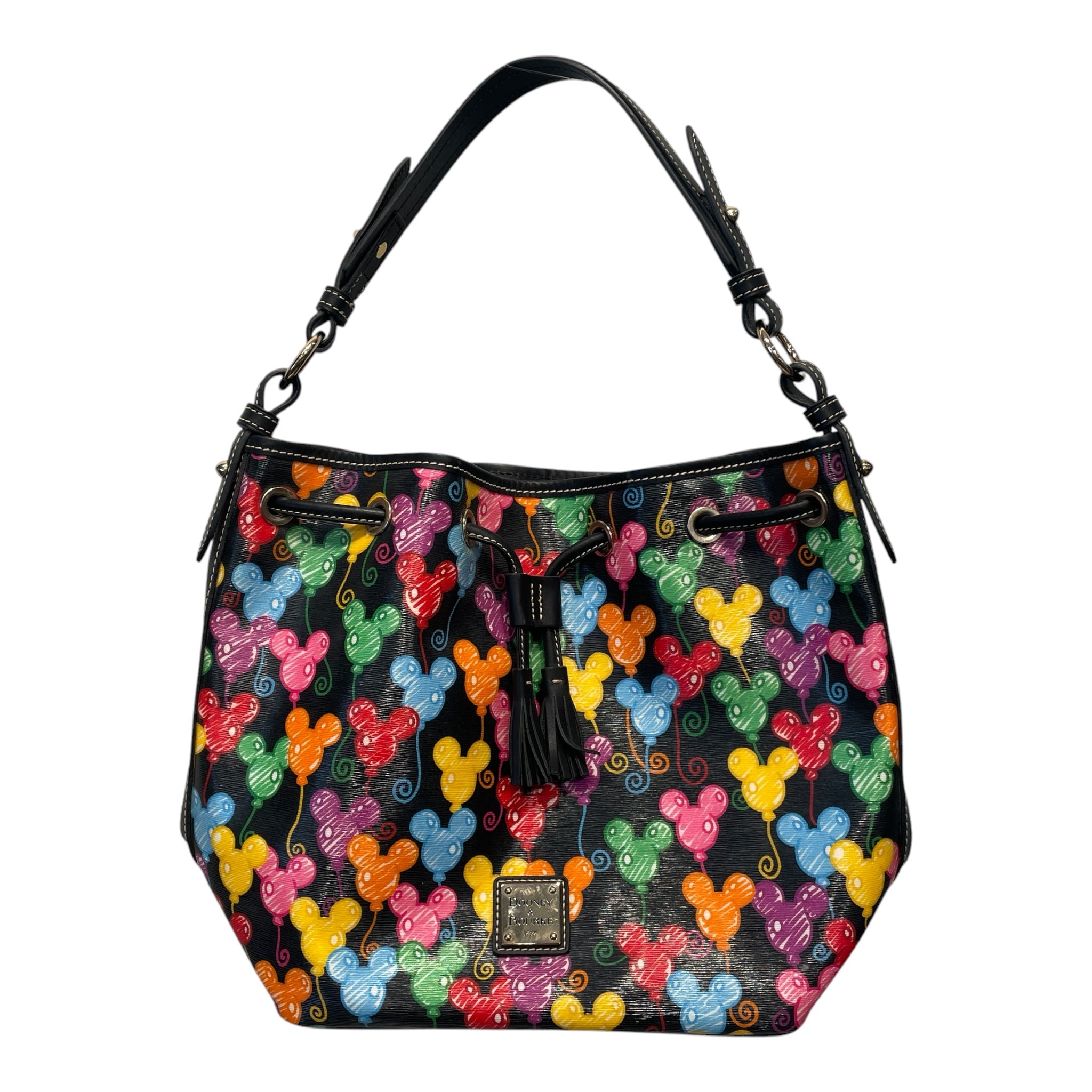 Dooney & Bourke/Disney/Hand Bag/All Over Print/Leather/BLK/DISNEY BALLOON view 1