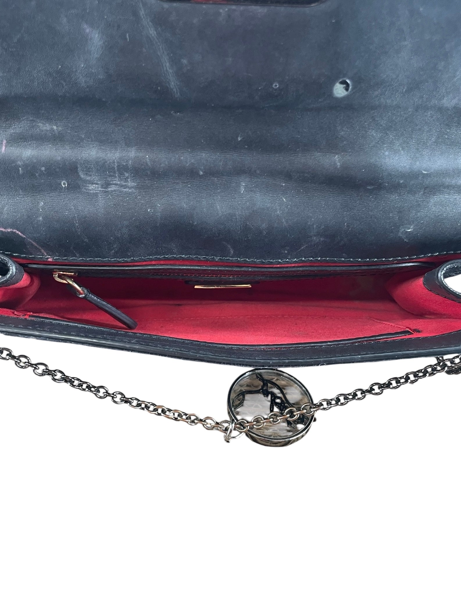 Christian Louboutin/Clutch Bag/Animal Pattern/BLK/BLK GLITTER LEOPARD CLUTCH BAG view 4
