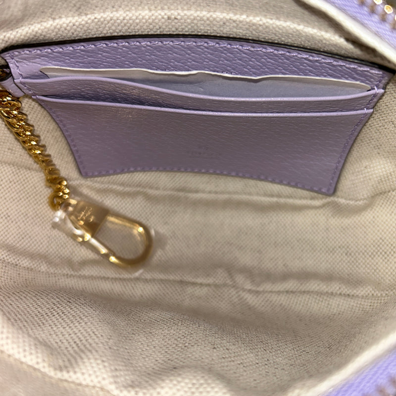 GUCCI/Hand Bag/OS/Monogram/Leather/PPL/Ophidia Jumbo GG Half Moon
