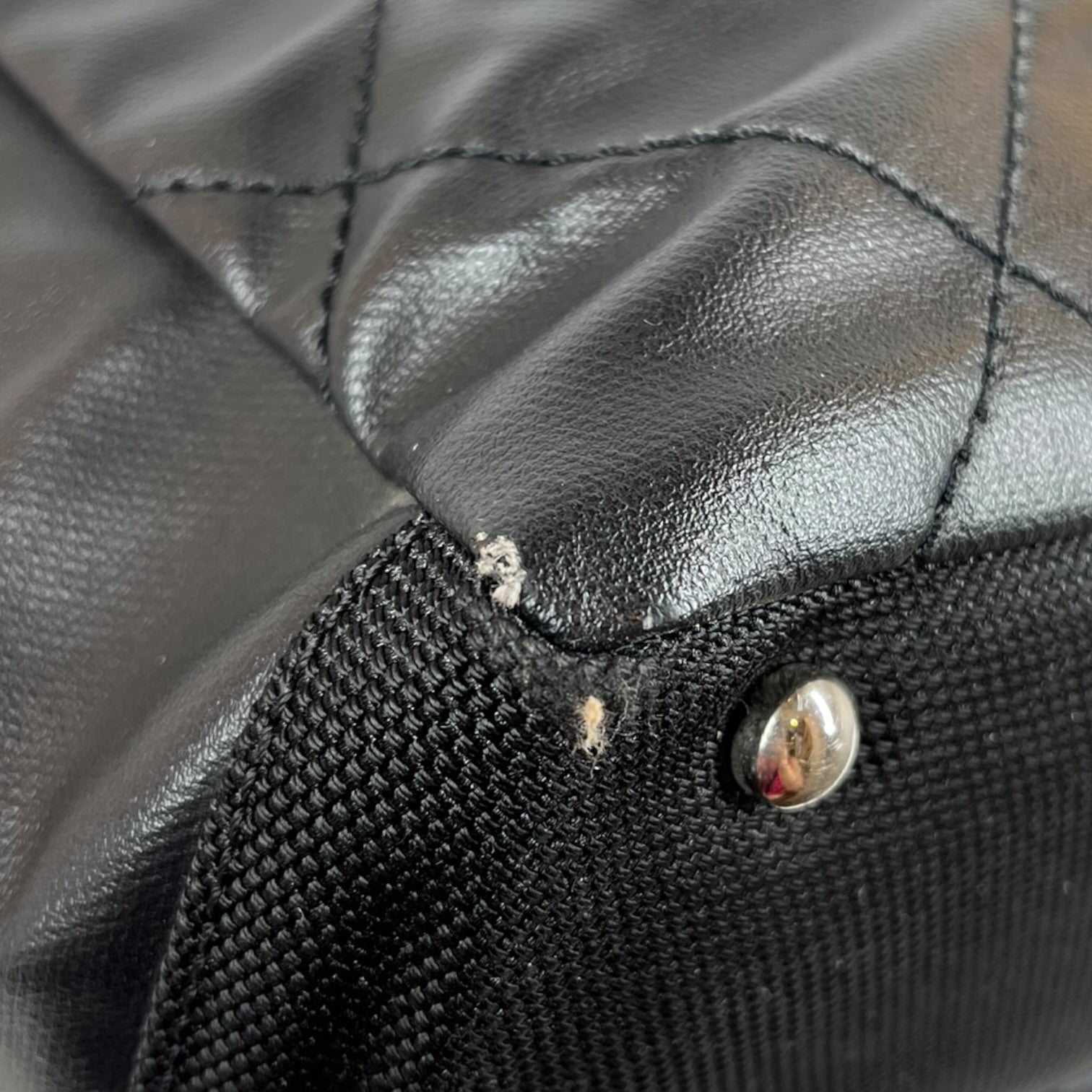 CHANEL/Hand Bag/Leather/BLK/SMALL PARIS-BIARRITZ view 9