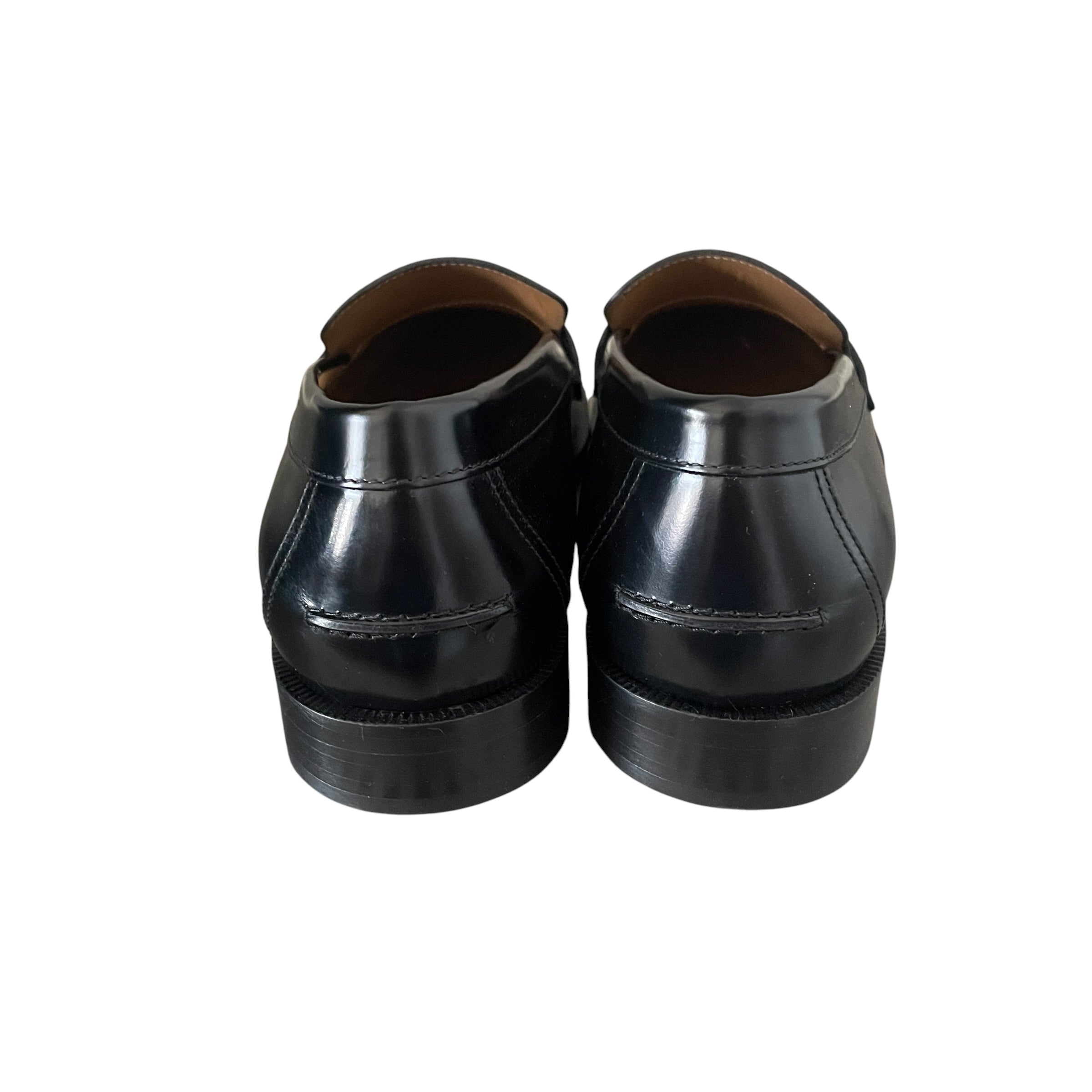 VERSACE/Loafers/EU 43/Leather/BLK/Slip-on/Nero Vitello Black Loafers view 3