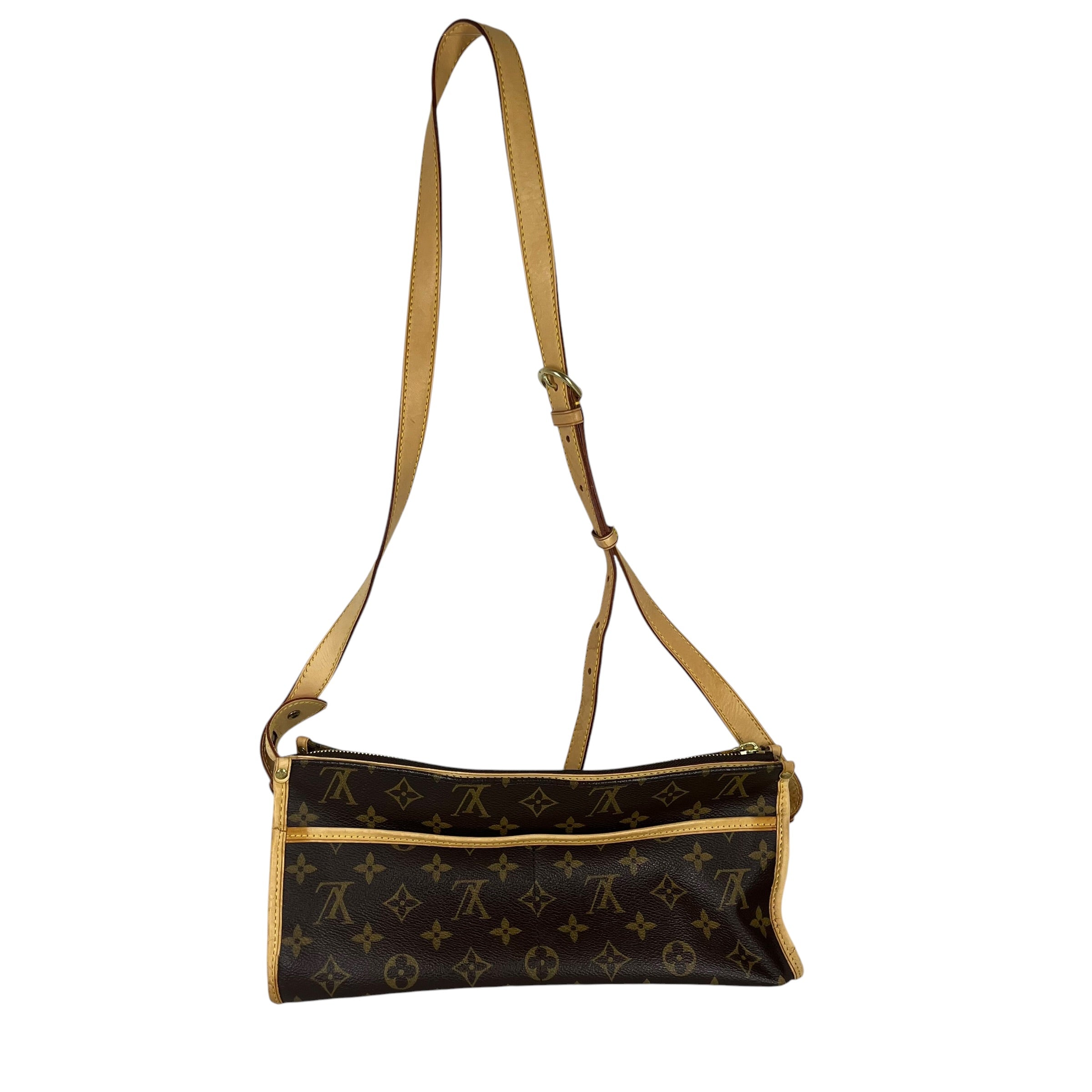 LOUIS VUITTON/Cross Body Bag/Monogram/Leather/BRW/popincourt long shoulder bag view 2