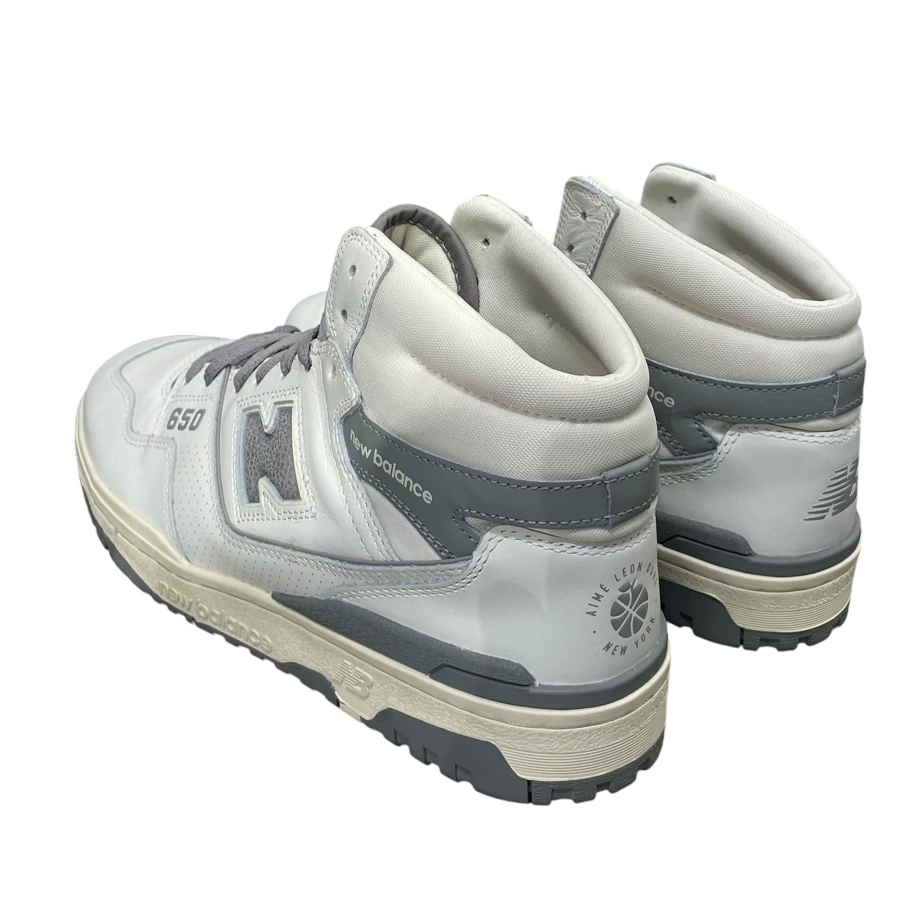 NEW BALANCE/Hi-Sneakers/US 10.5/Cotton/CRM/ view 2