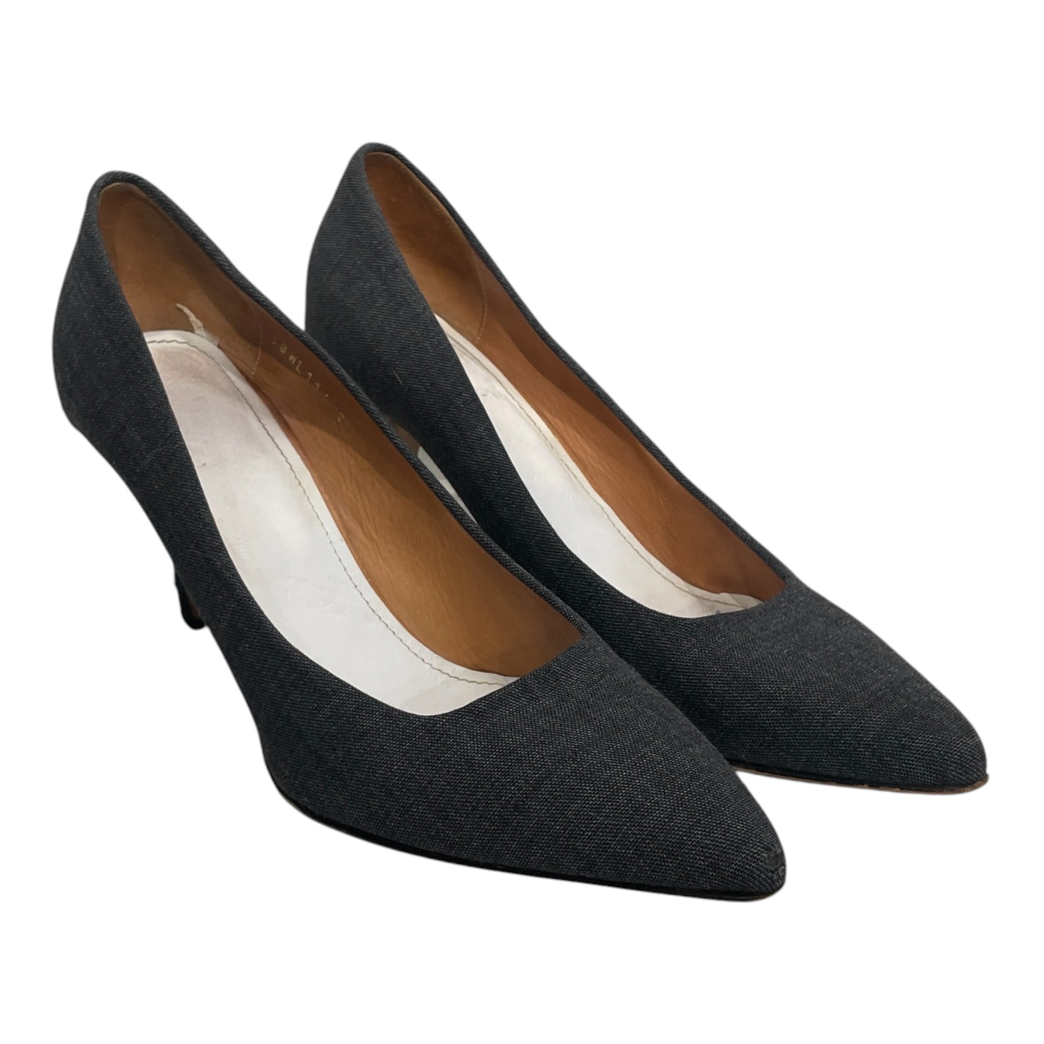 Maison Margiela/Heels/EU 39/Wool/GRY/POINTED TOE CLOTH view 1