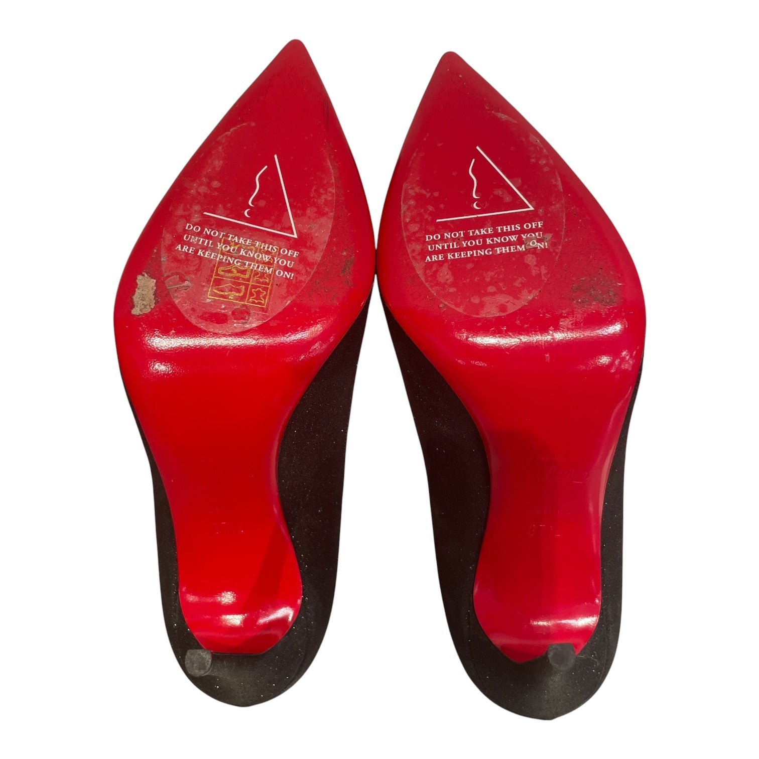 Christian Louboutin/Heels/EU 37.5/BLK/GLITTER KATE 100 view 6