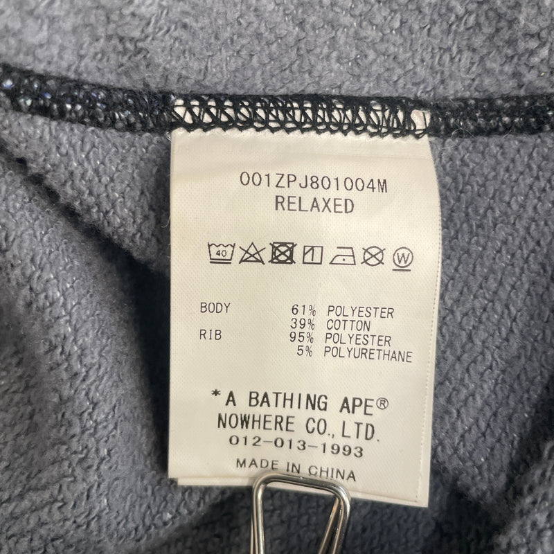 A BATHING APE/Zip Up Hoodie/S/All Over Print/Cotton/PPL/grafitti shark full zip