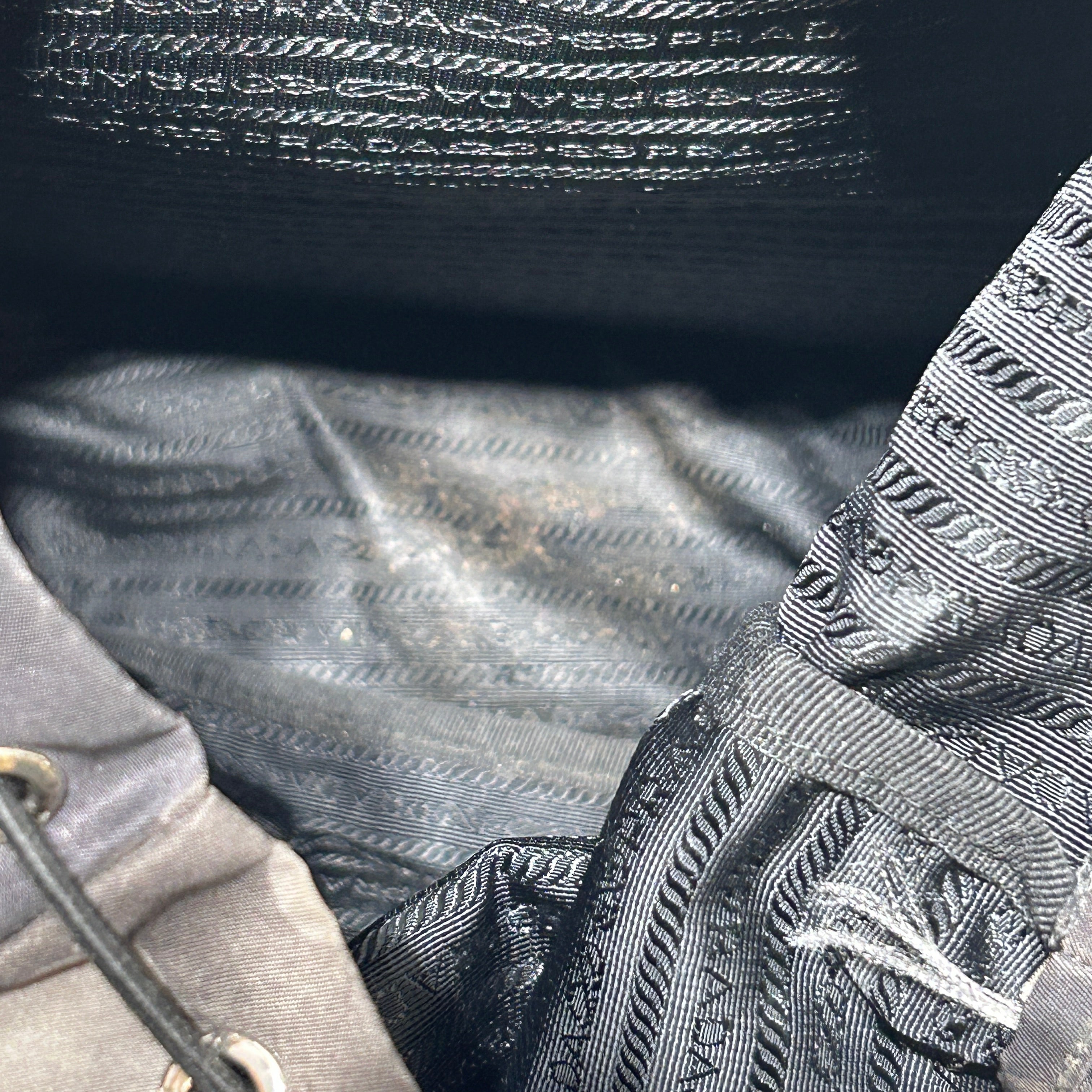 PRADA/Backpack/Camouflage/Nylon/GRN/MULTI POCKET DRAWSTNG BUCKL view 4