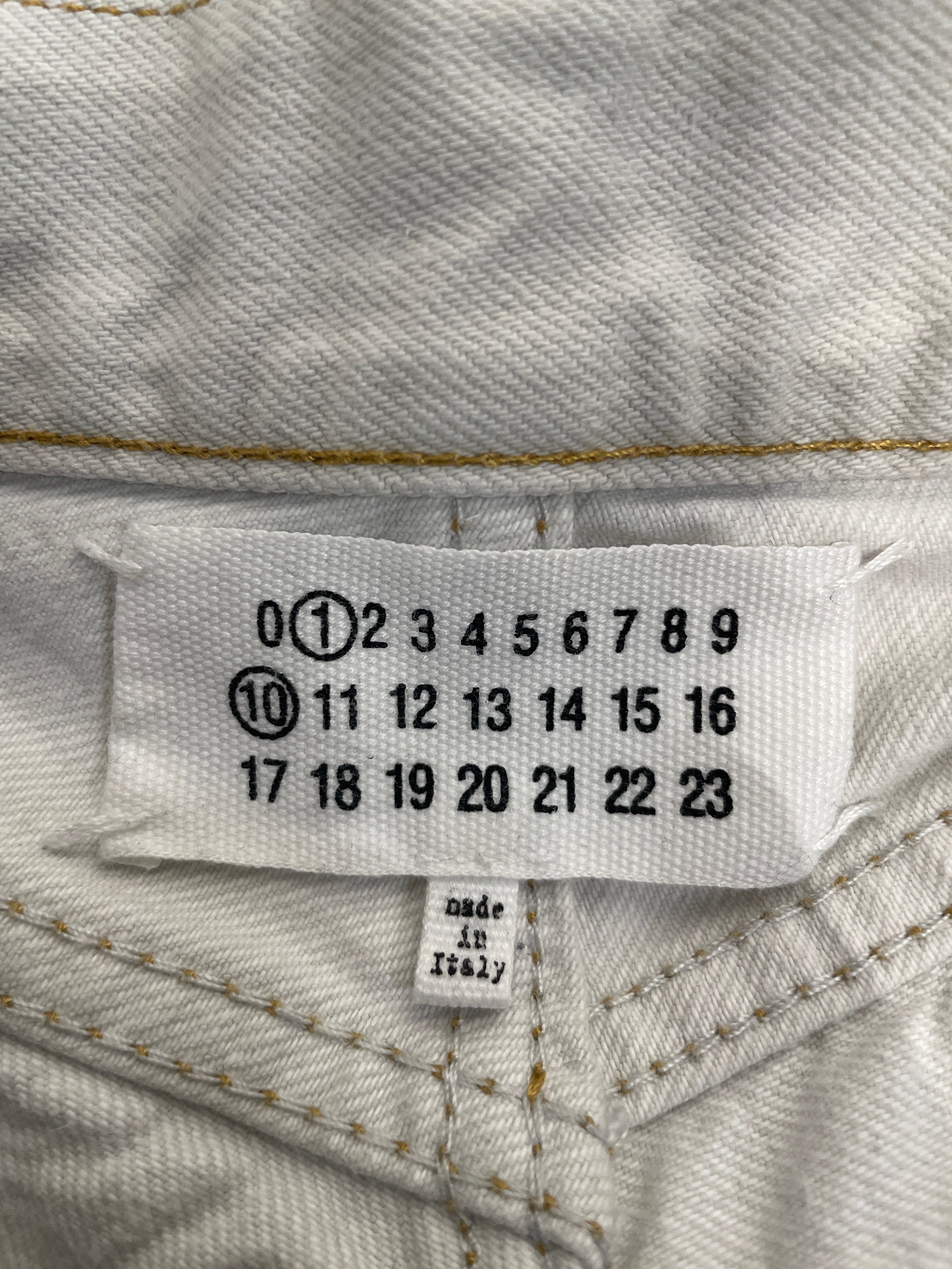 Maison Margiela/Bootcut Pants/31/Cotton/WHT/4-POCKET JEANS view 3