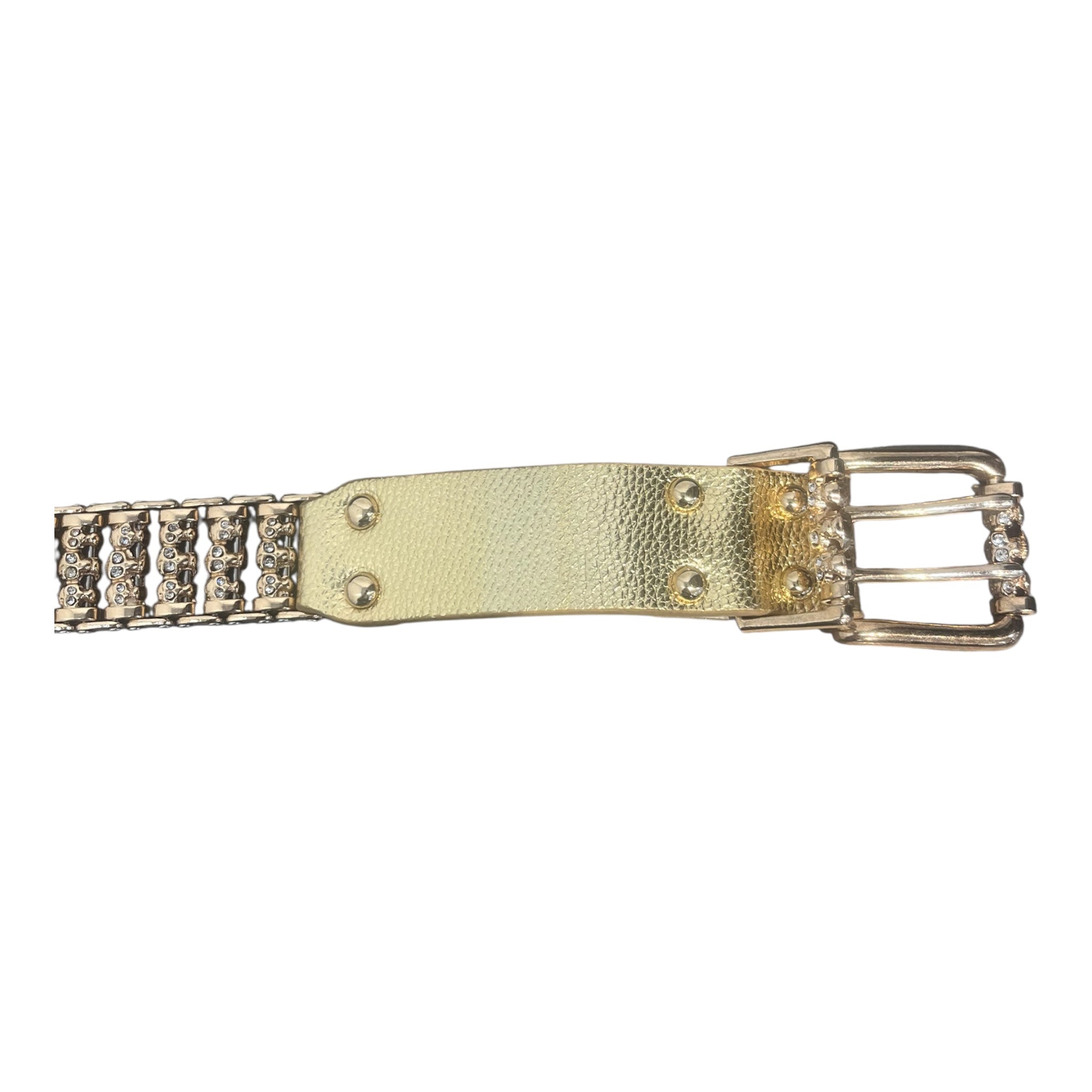 STOLEN ARTS/Belt/GLD/M's/SKULL BUCKLES ALL OVER view 3