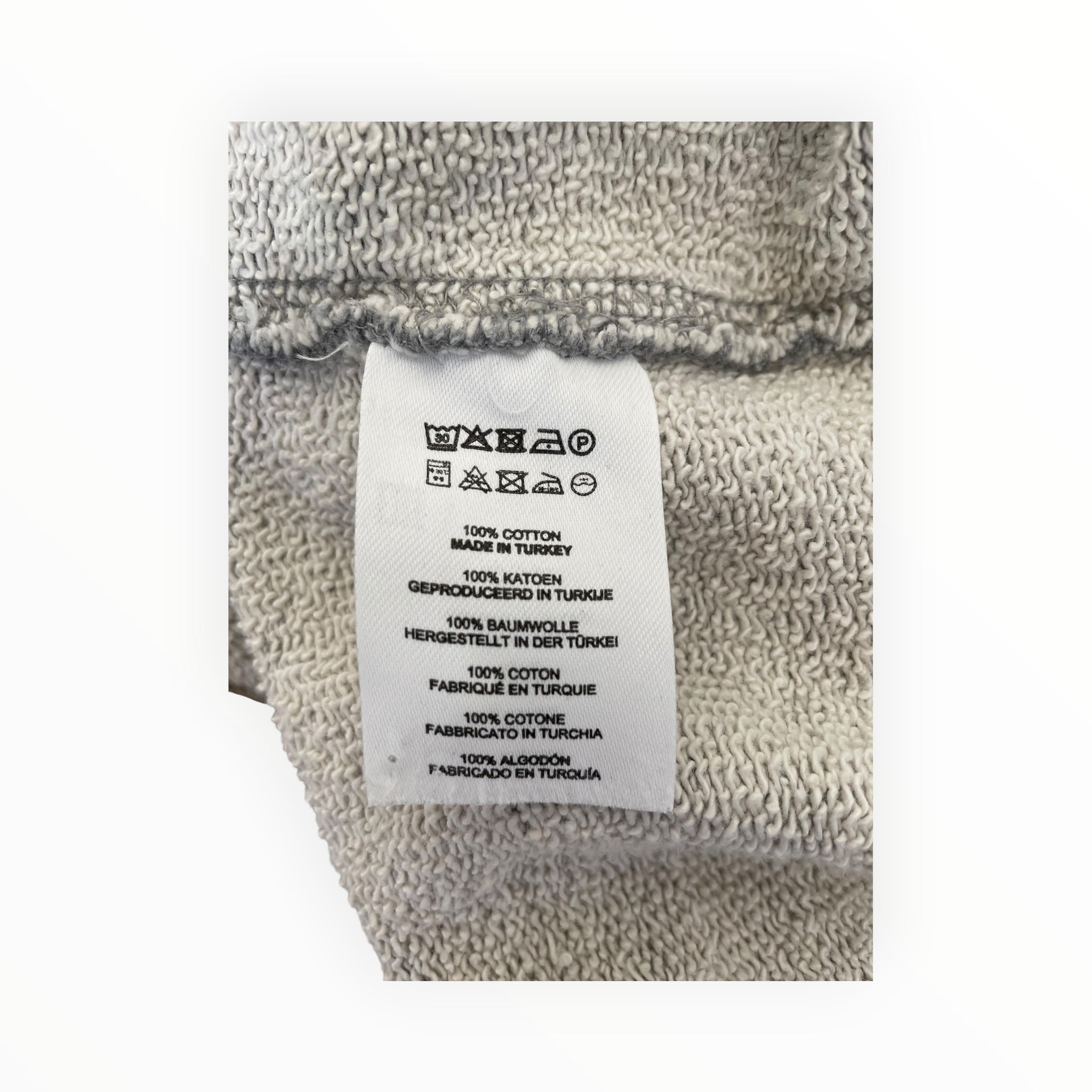 DRIES VAN NOTEN/Sweatshirt/L/Cotton/GRY/Dries Van Noten Asymmetrical view 4