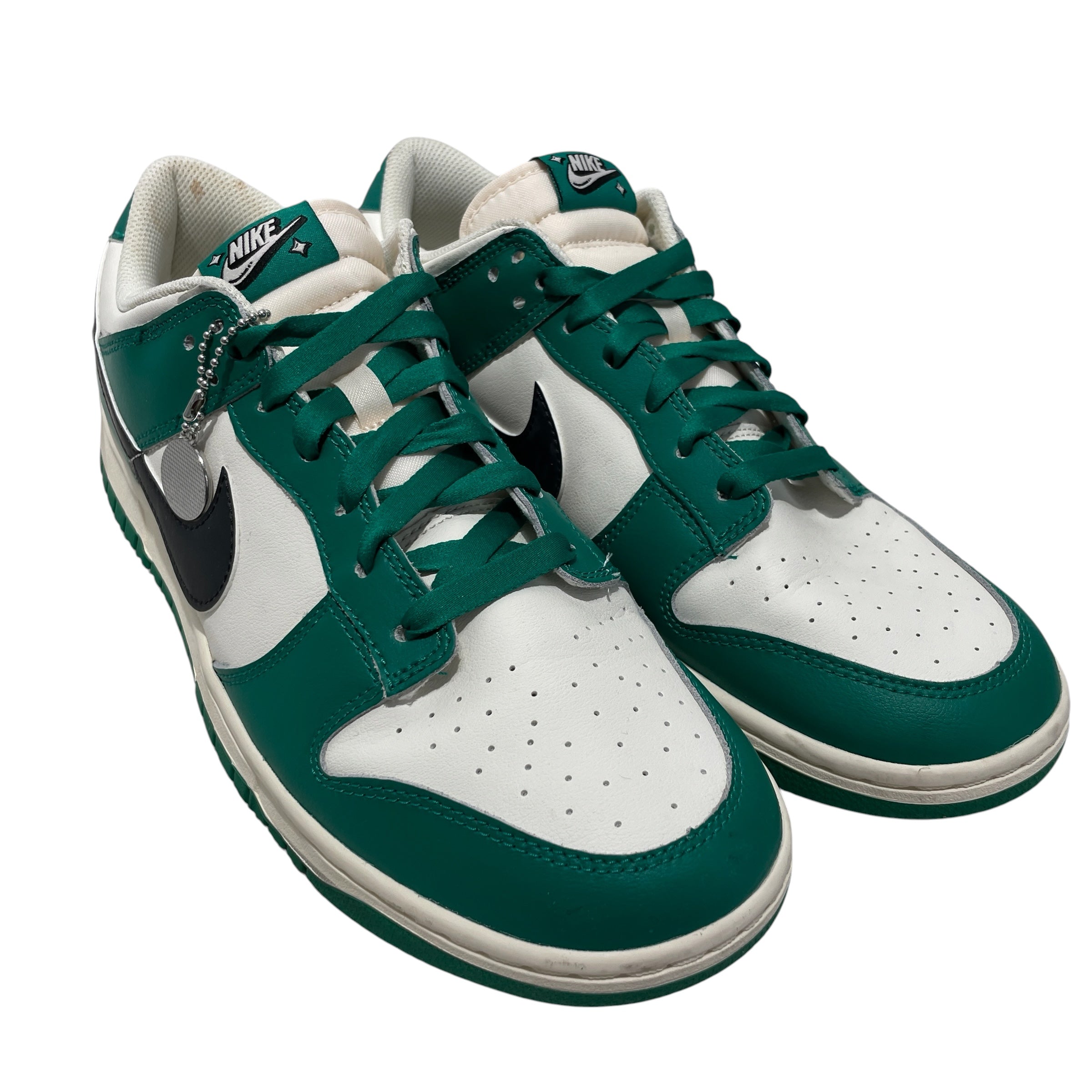 NIKE/Low-Sneakers/US 11/Leather/WHT/NIKE DUNKS LOTTERY PACK GREEN view 1