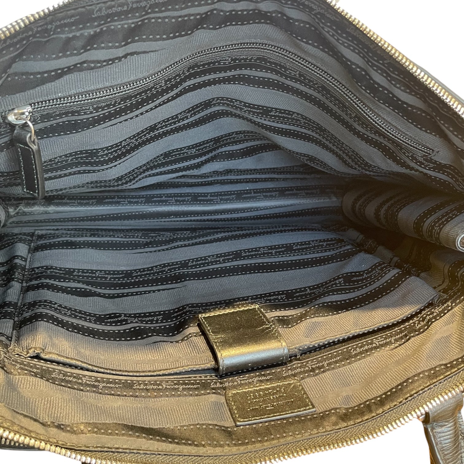 Salvatore Ferragamo/Briefcase/Leather/BLK/ view 3