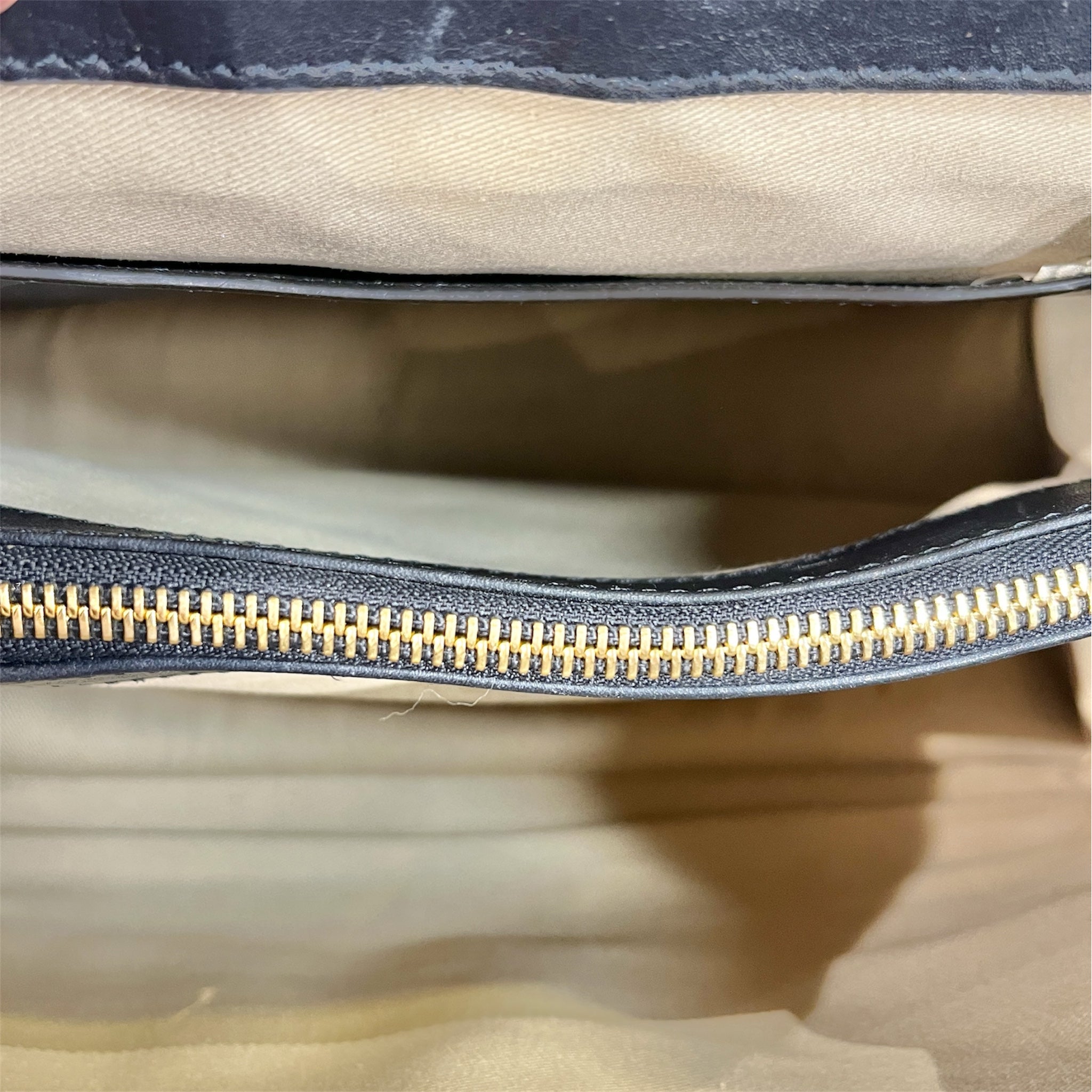 Chloe/Hand Bag/Animal Pattern/Leather/NVY/Aby Day Bag Medium view 4