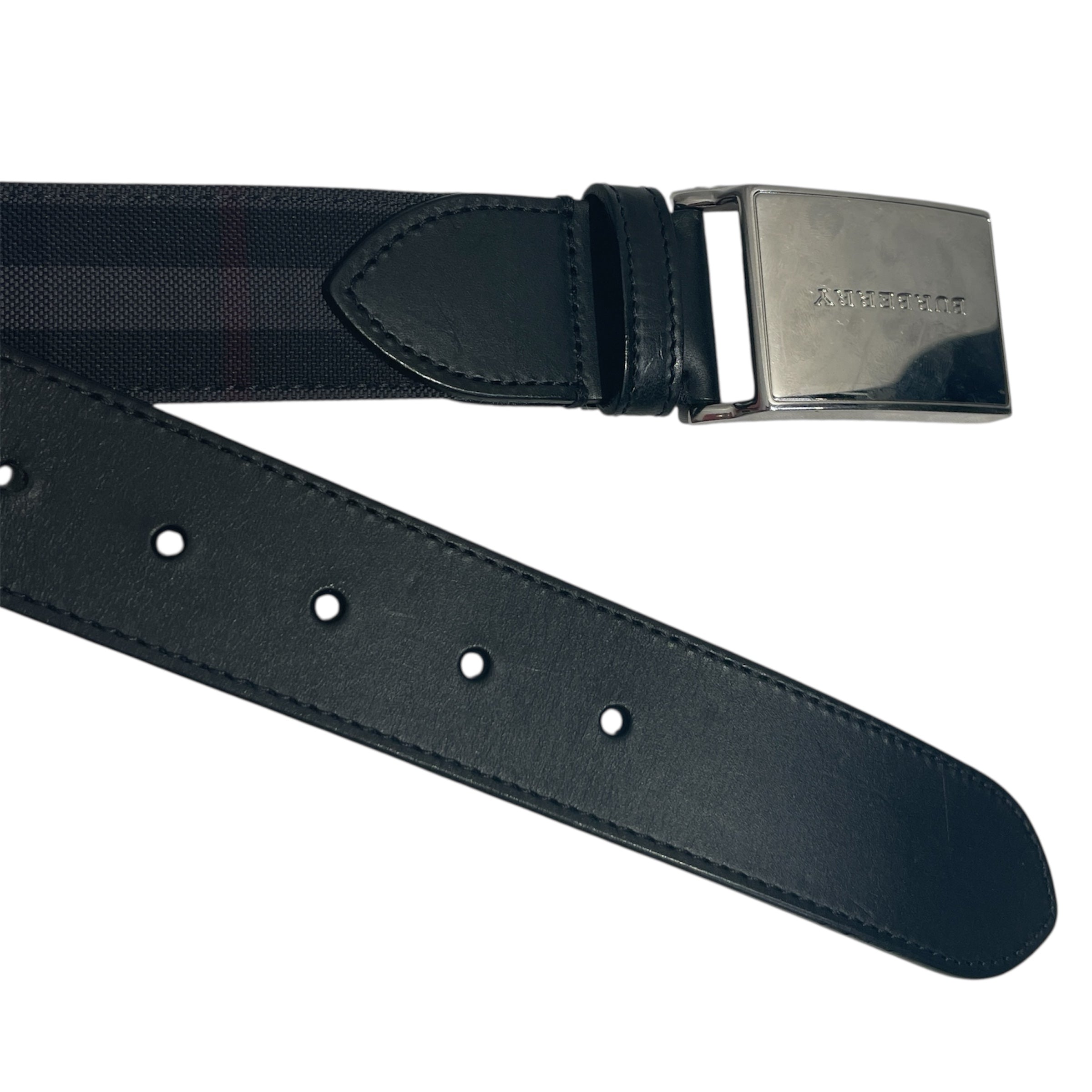 BURBERRY/Belt/Plaid/Leather/BLK/LS TAIL CHARM view 2