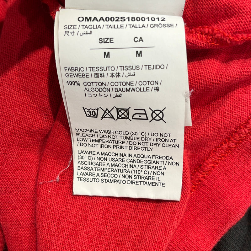 OFF-WHITE/T-Shirt/M/Cotton/RED/MONA LISA