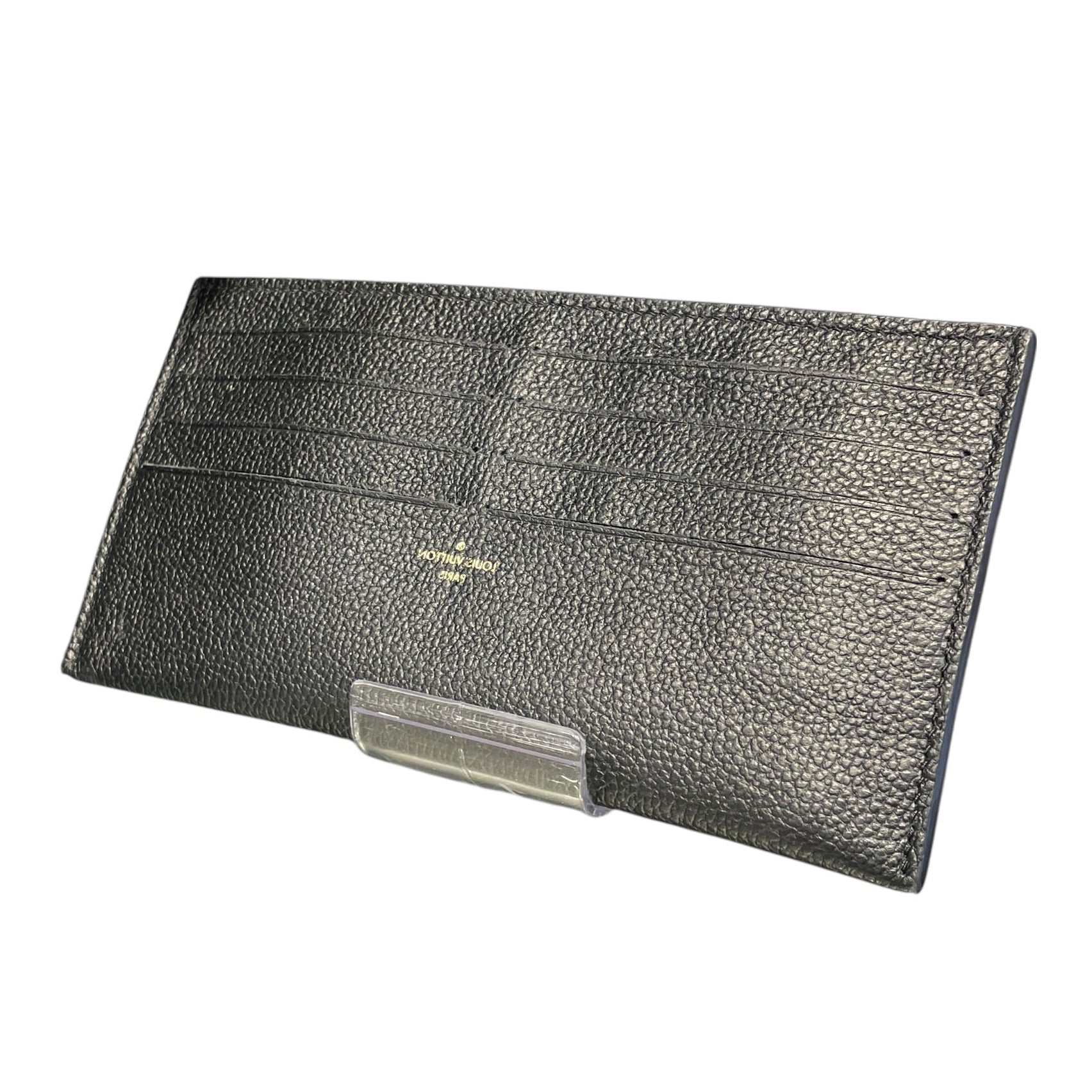 LOUIS VUITTON/Long Wallet/Leather/BLK/ view 1