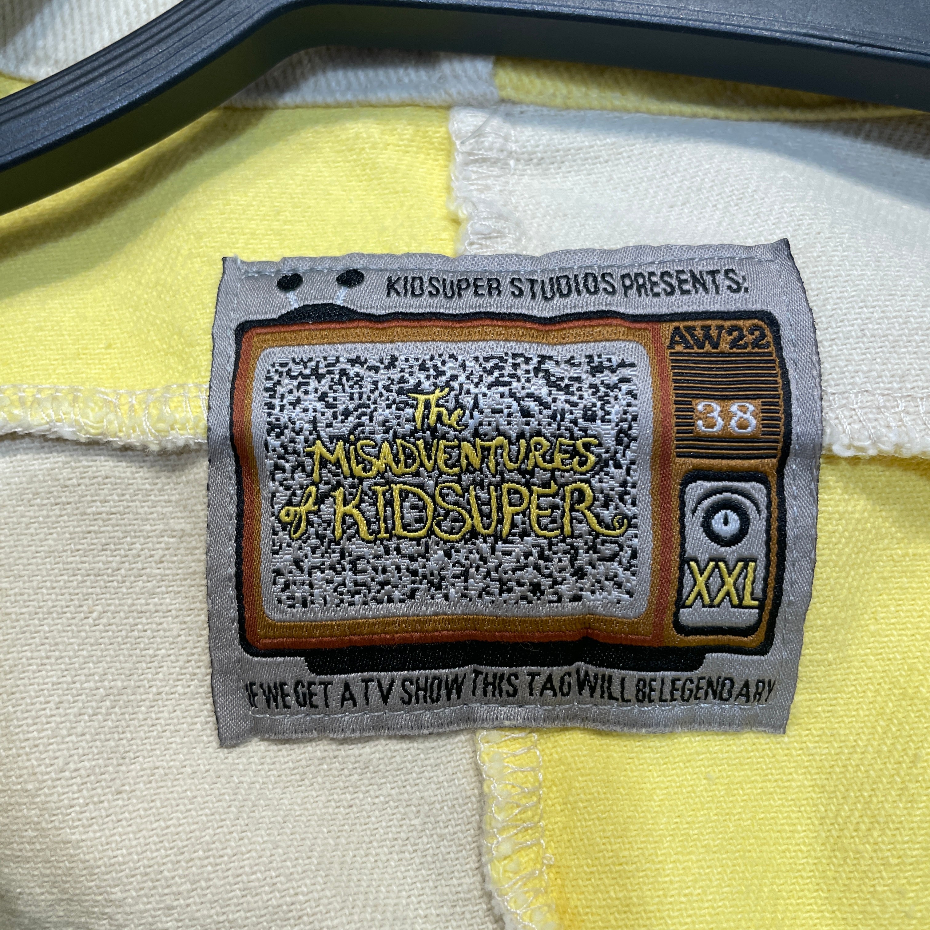 KIDSUPER STUDIOS/LS Shirt/XXL/Cotton/MLT/Checkard graphic button up view 3