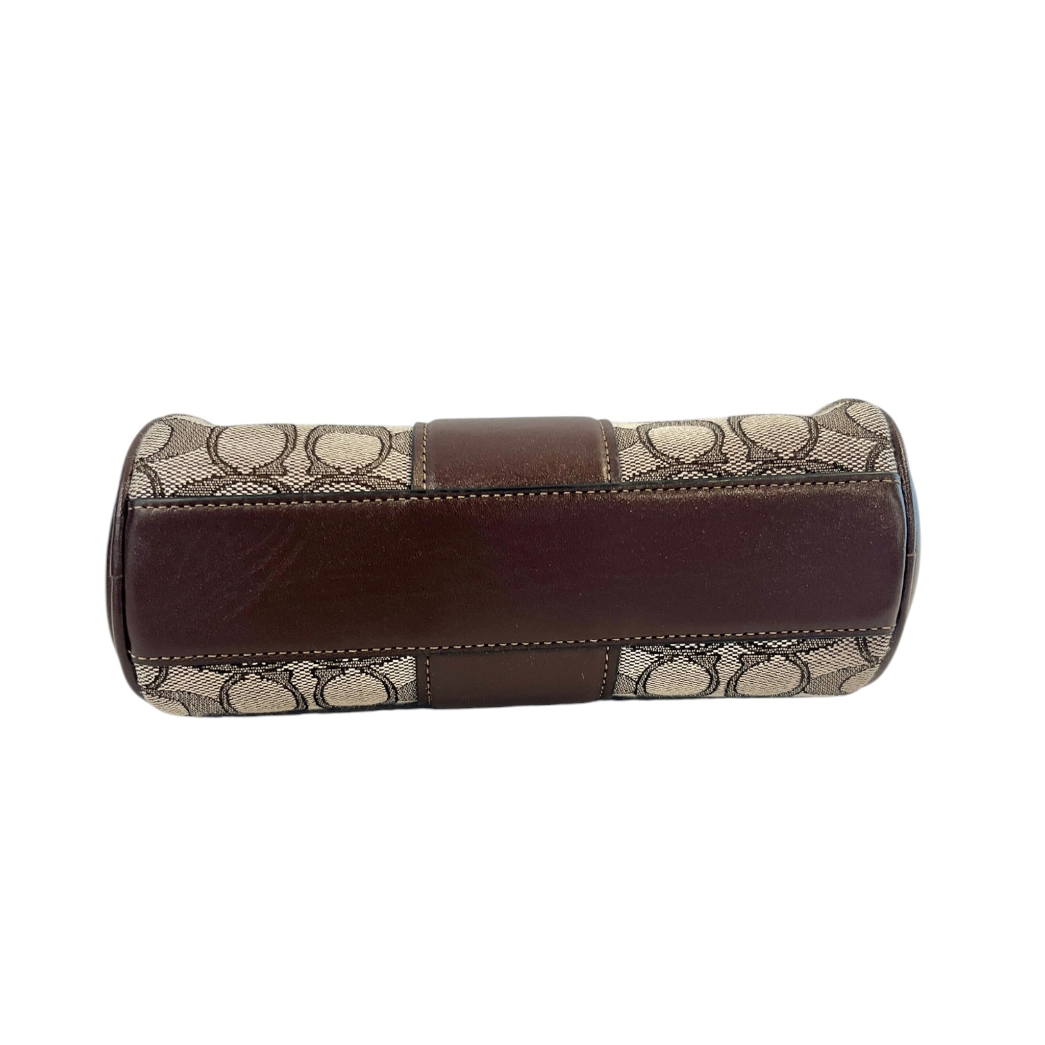 COACH/Hand Bag/Monogram/Cotton/BRW/NOLITA BARREL BAG view 3